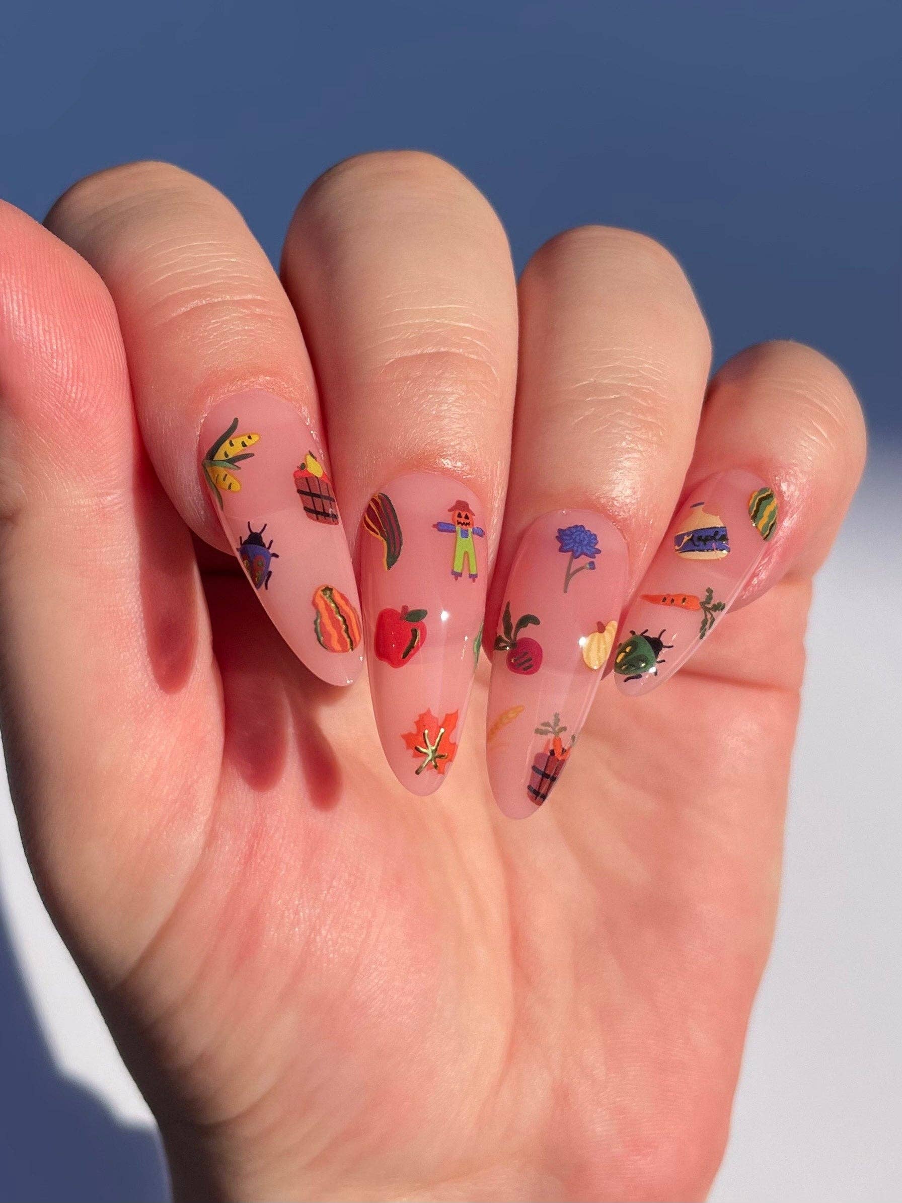 Nail Art Stickers - Honeycrisp