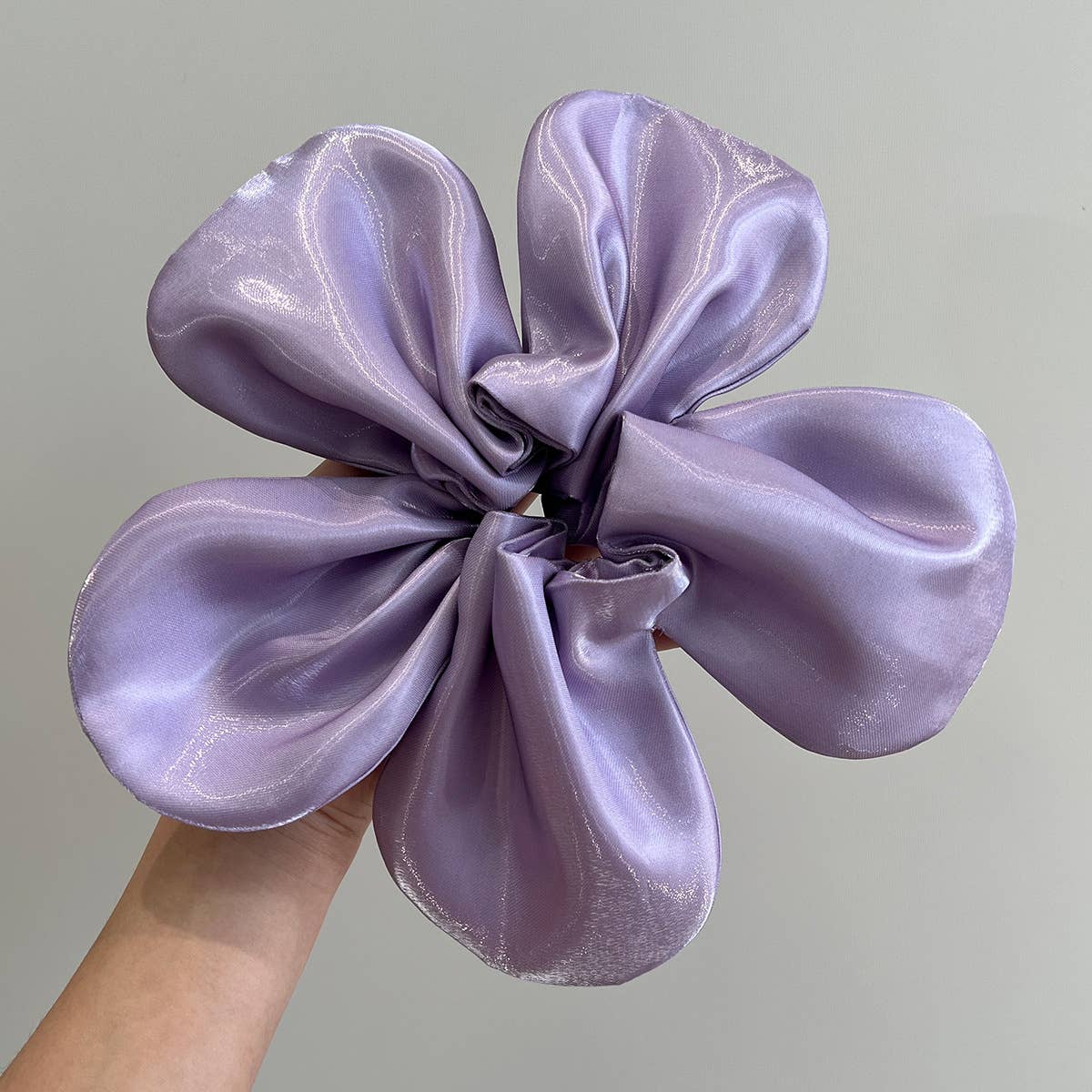 Mega Flower Petal Satin Scrunchies - Proper