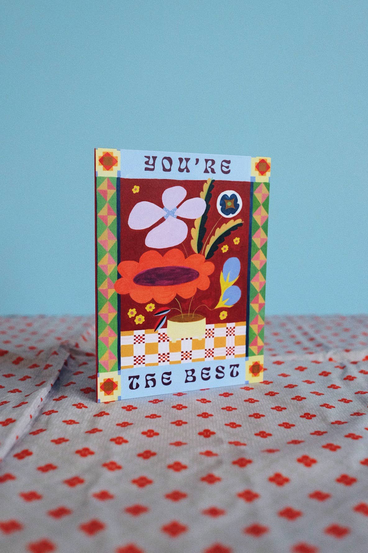 You're The Best Blooms Card - Proper