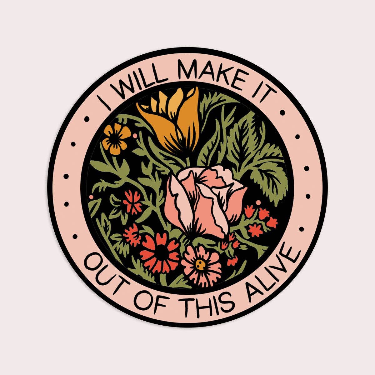 Alive Sticker | Waterproof Vinyl Sticker - Proper