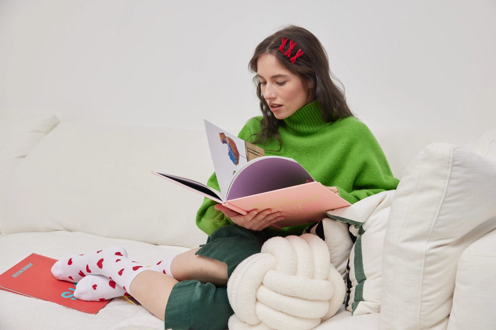 Little Velvet Ribbon Hair Pin Set - Proper