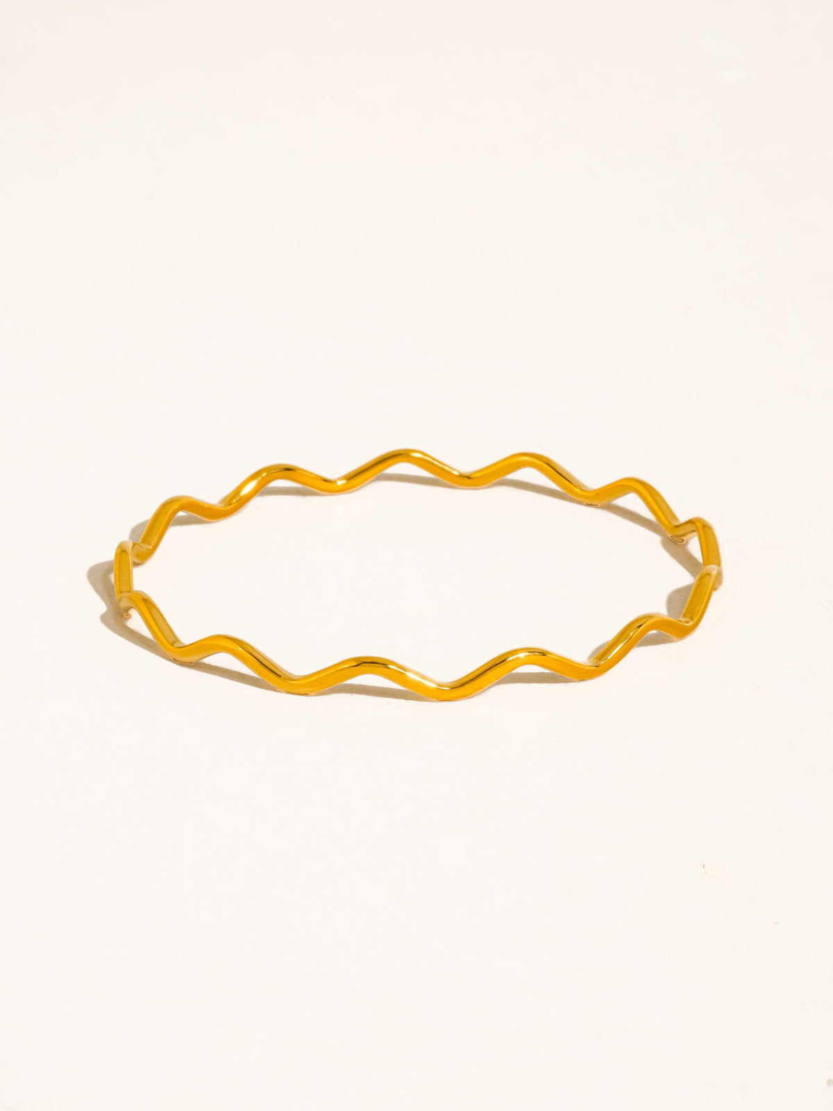 Hadley Wavy Bangle Bracelet - Proper