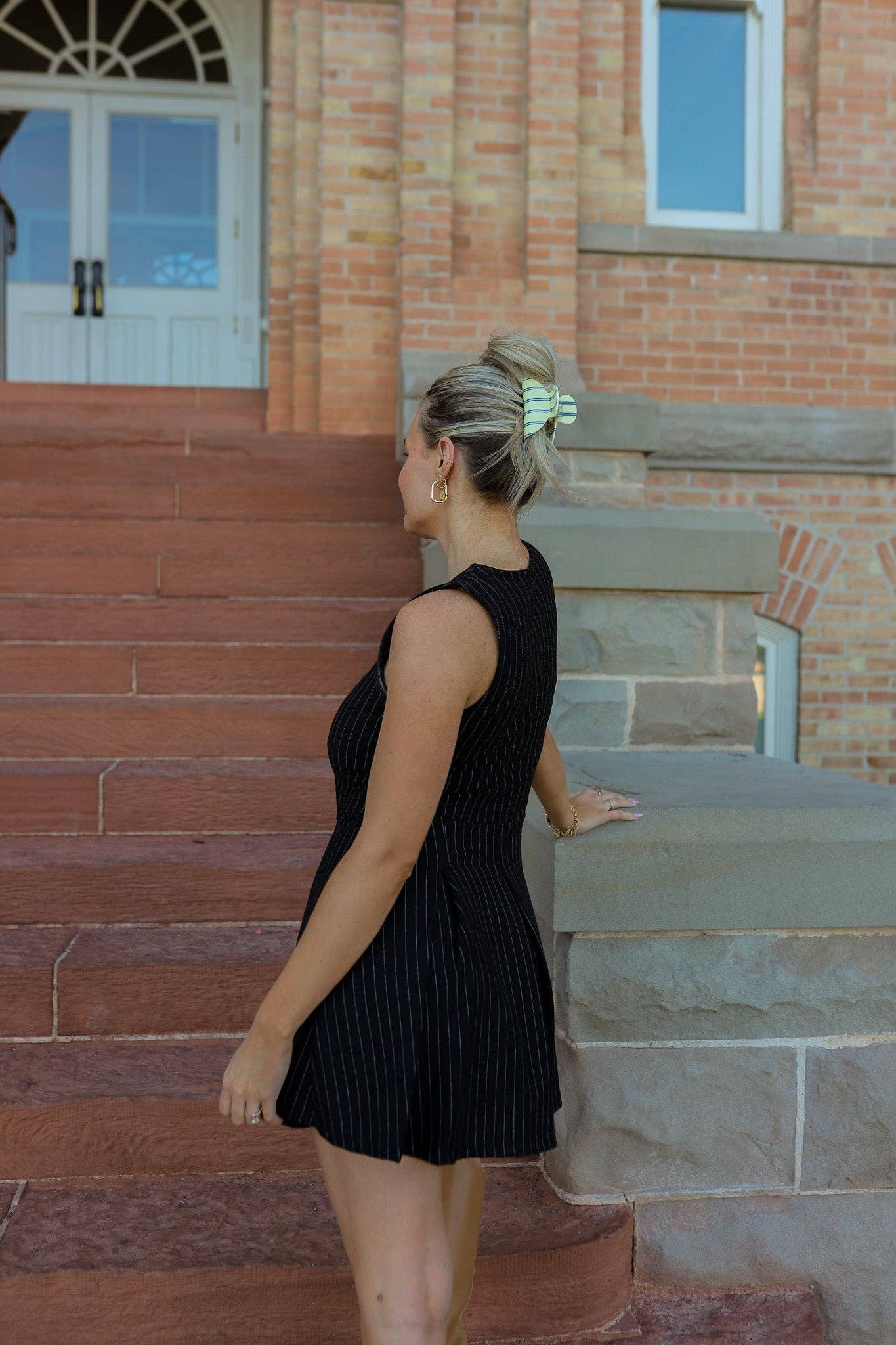 Pinstripe Claw Clip - Proper