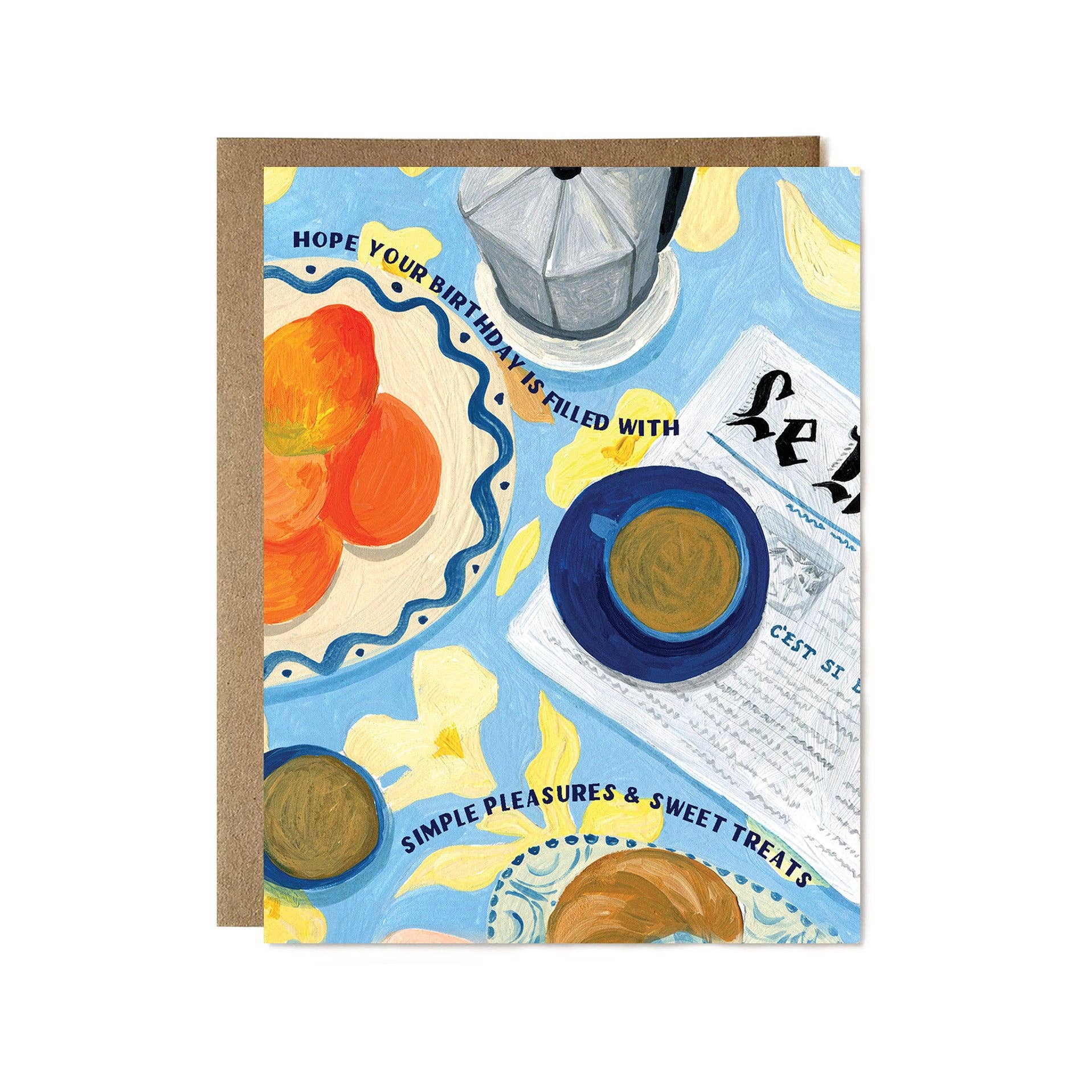 Simple Pleasures & Sweet Treats Card - Proper