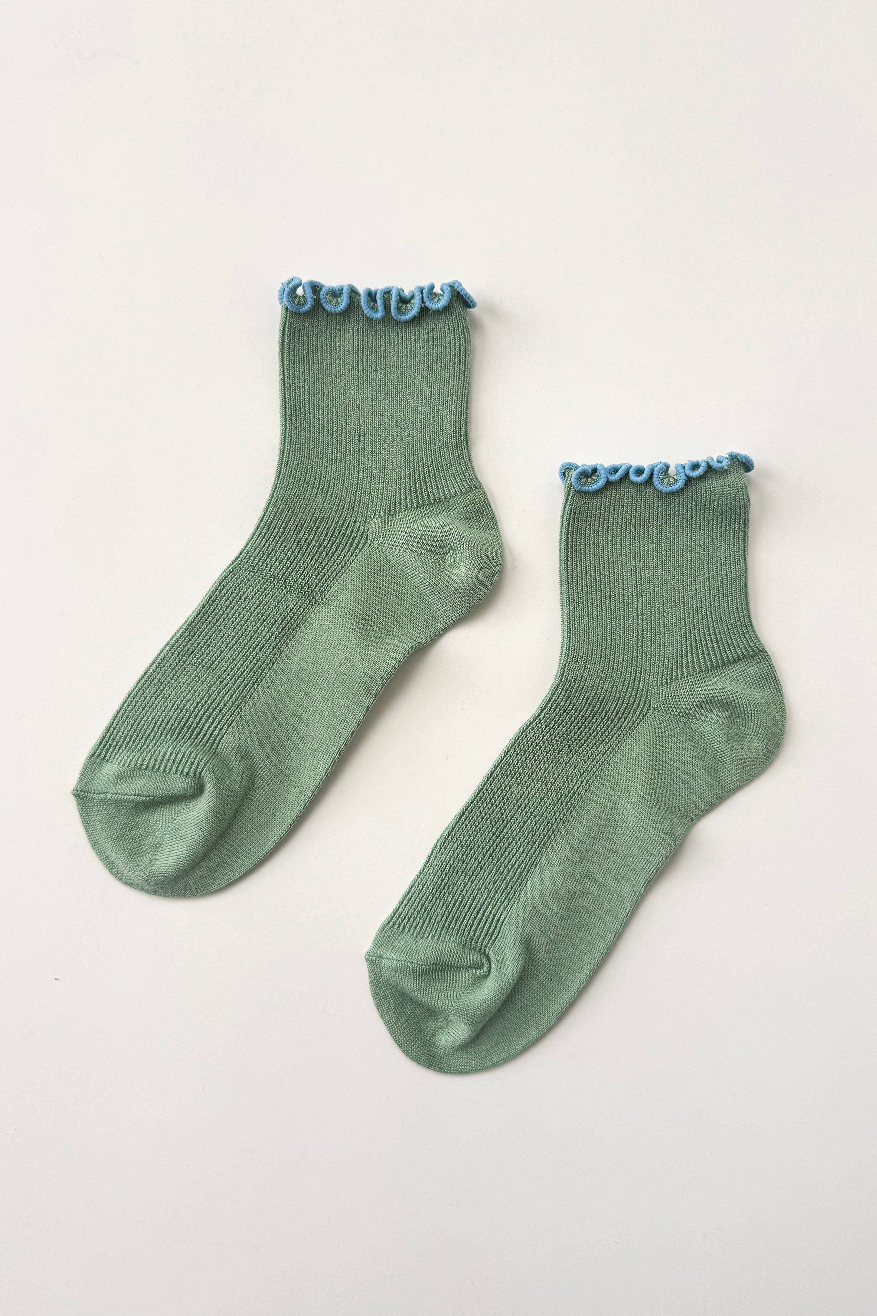 The Petite Ruffled Modal Socks (wholesale) - Proper