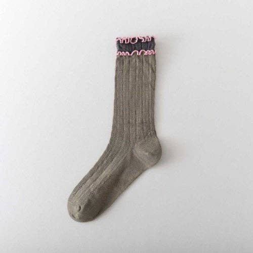 Sloane Ruffle Layered Socks - Proper