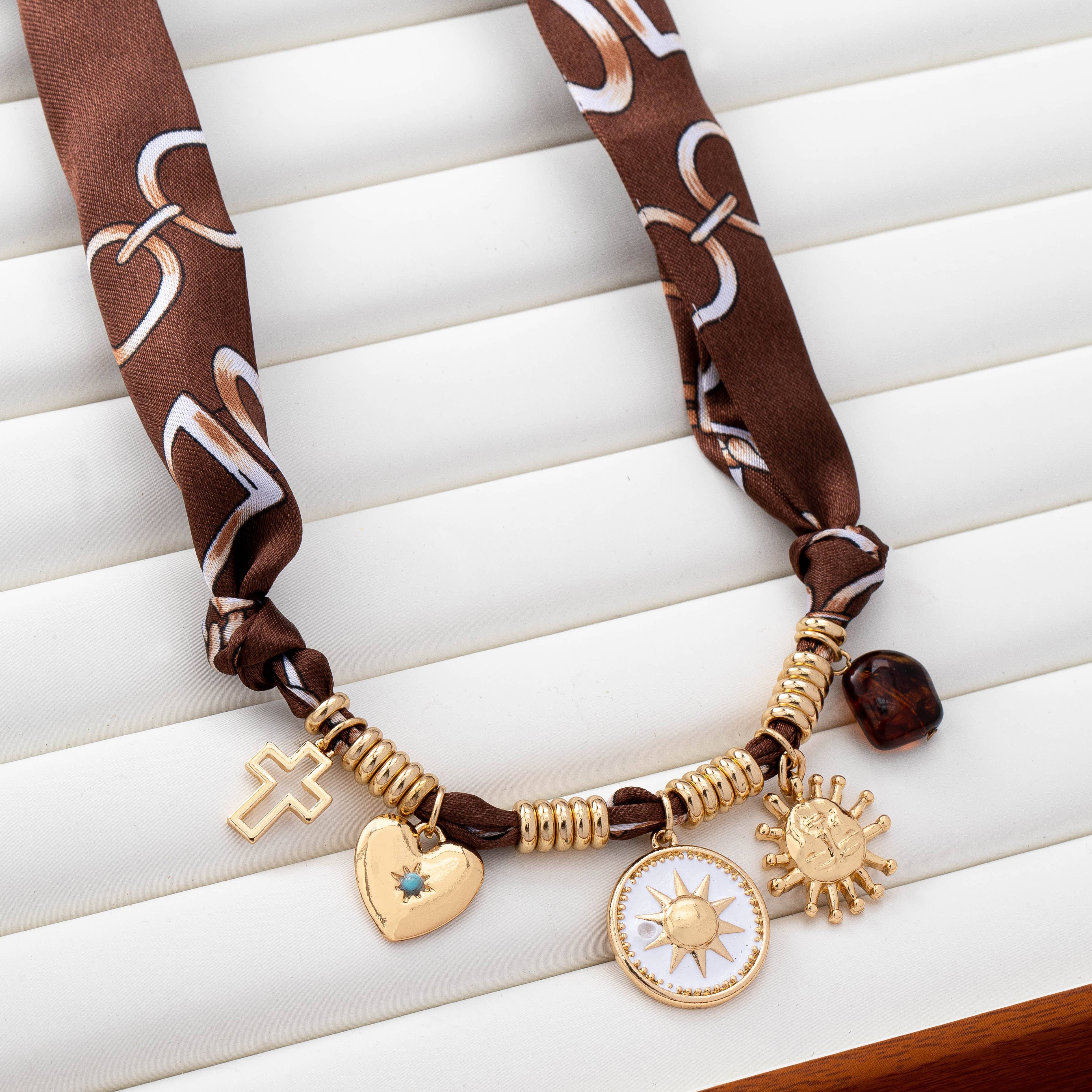 CHARM NECKLACE-SUN HEART CROSS TORT | 80N92528 - Proper