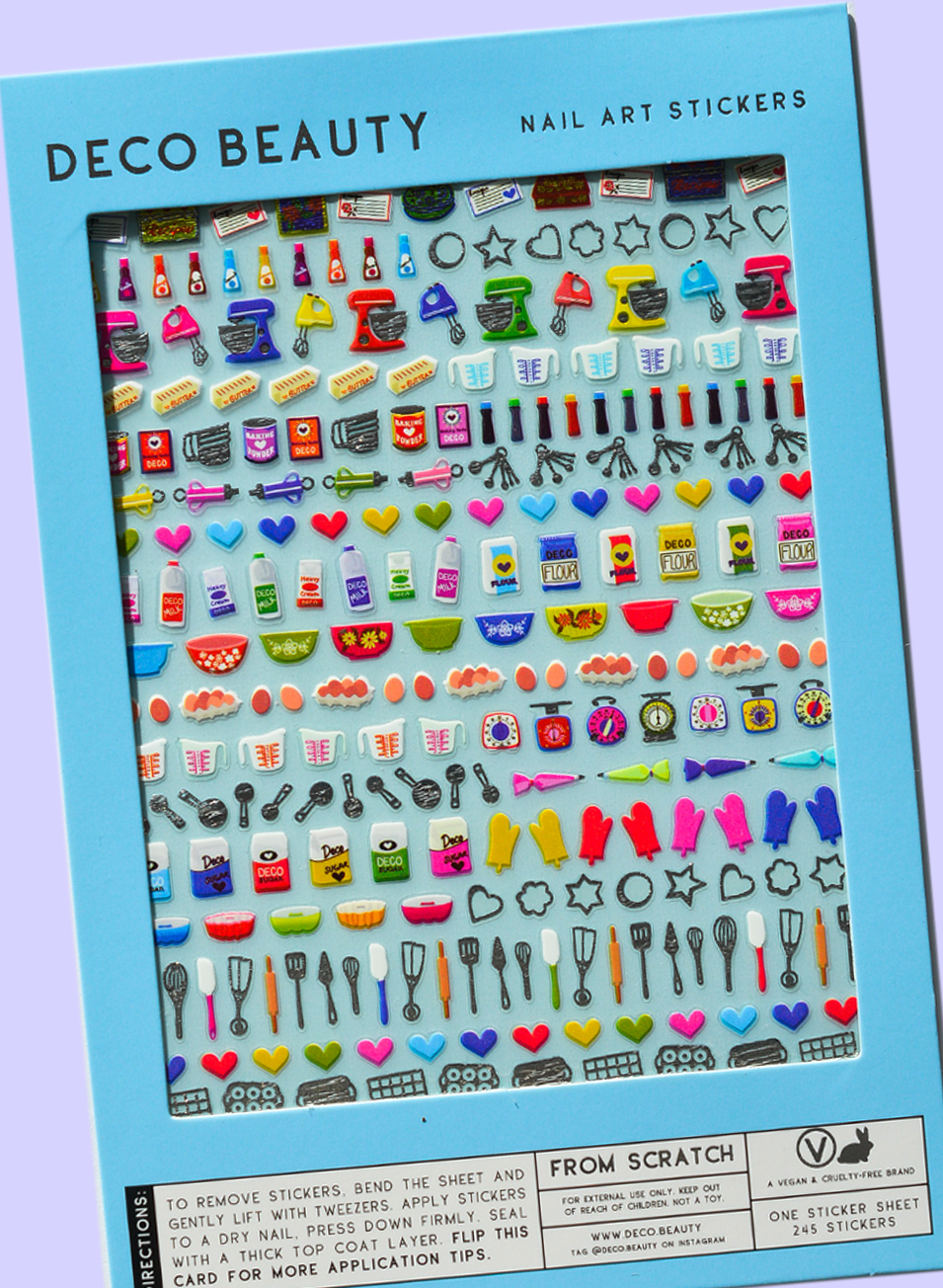 Nail Art Stickers - From Scratch - Proper