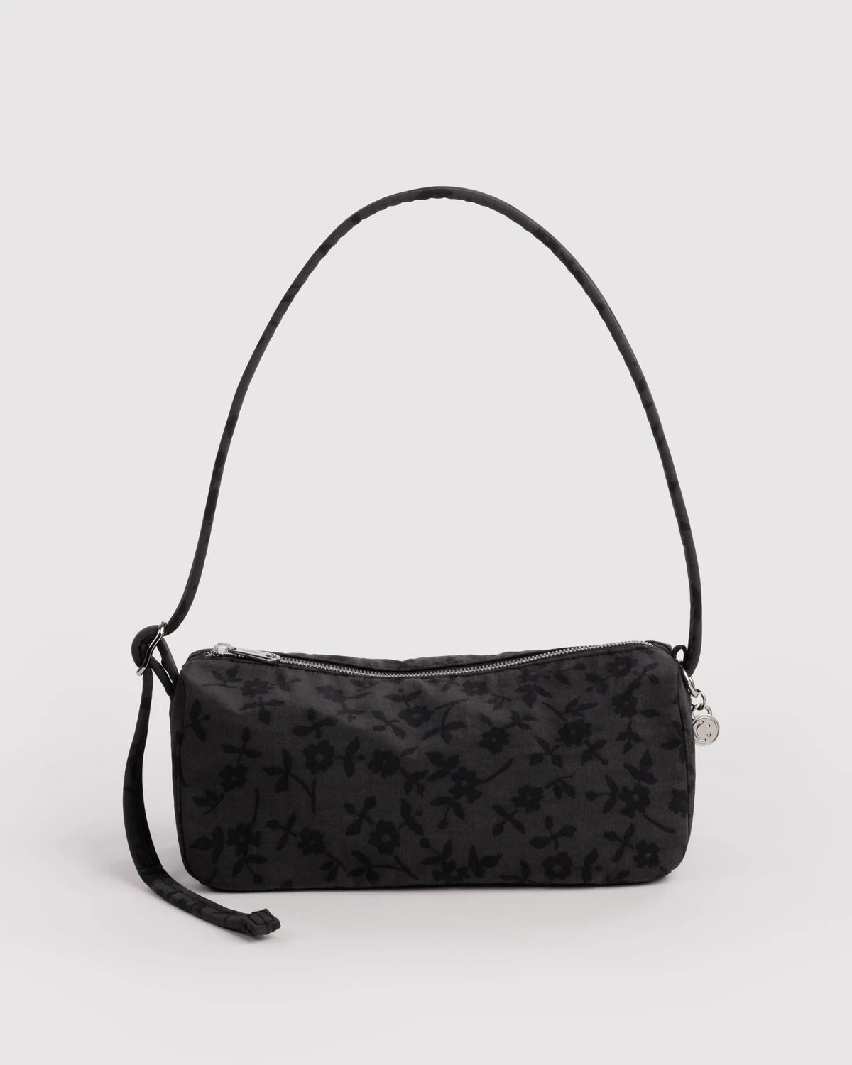 Baggu Nylon Loaf Bag - Charcoal Ditsy Floral