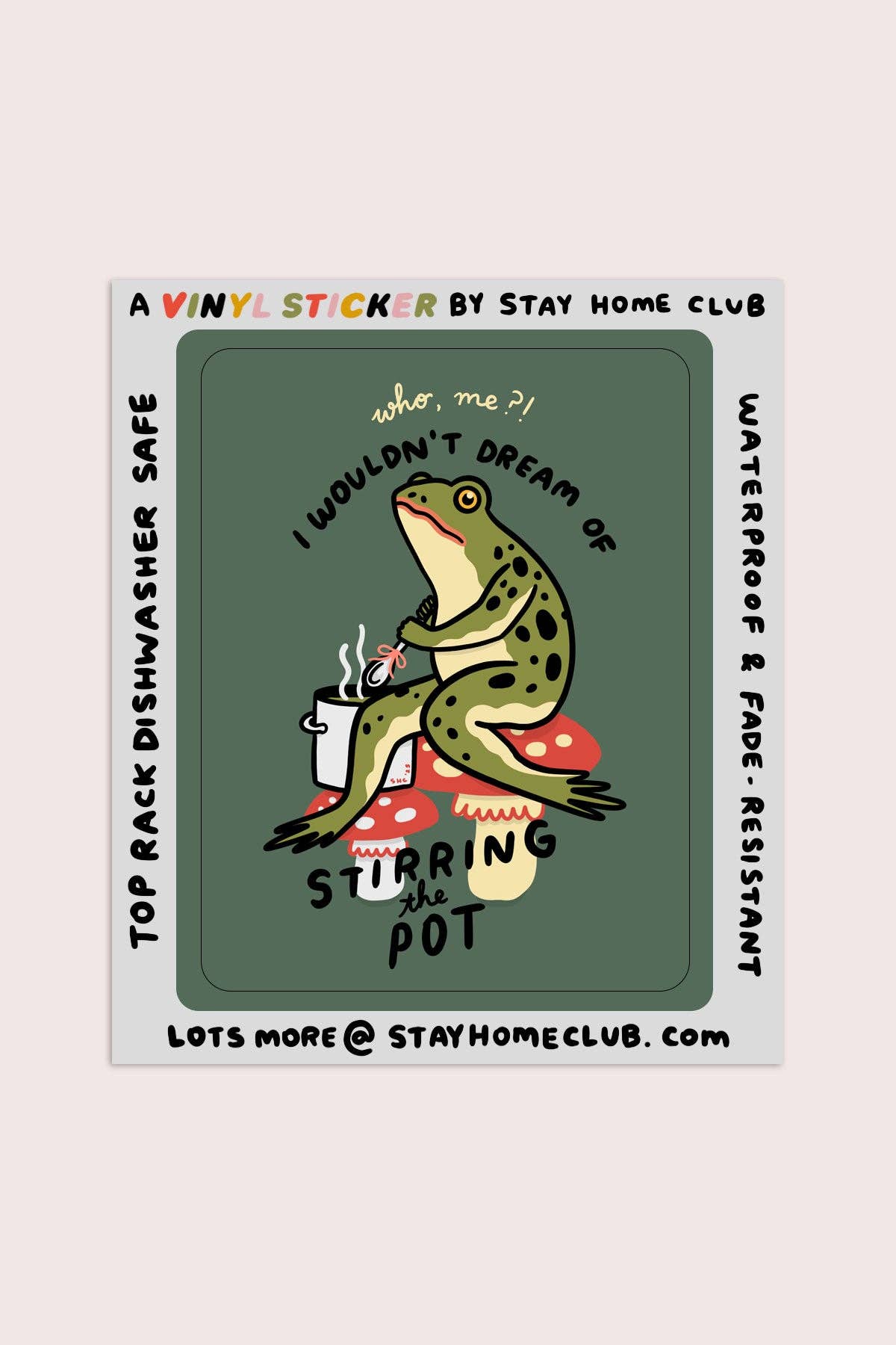 Stirring the Pot Vinyl Sticker - Proper