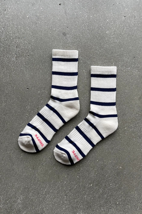 Striped Boyfriend Socks - Proper