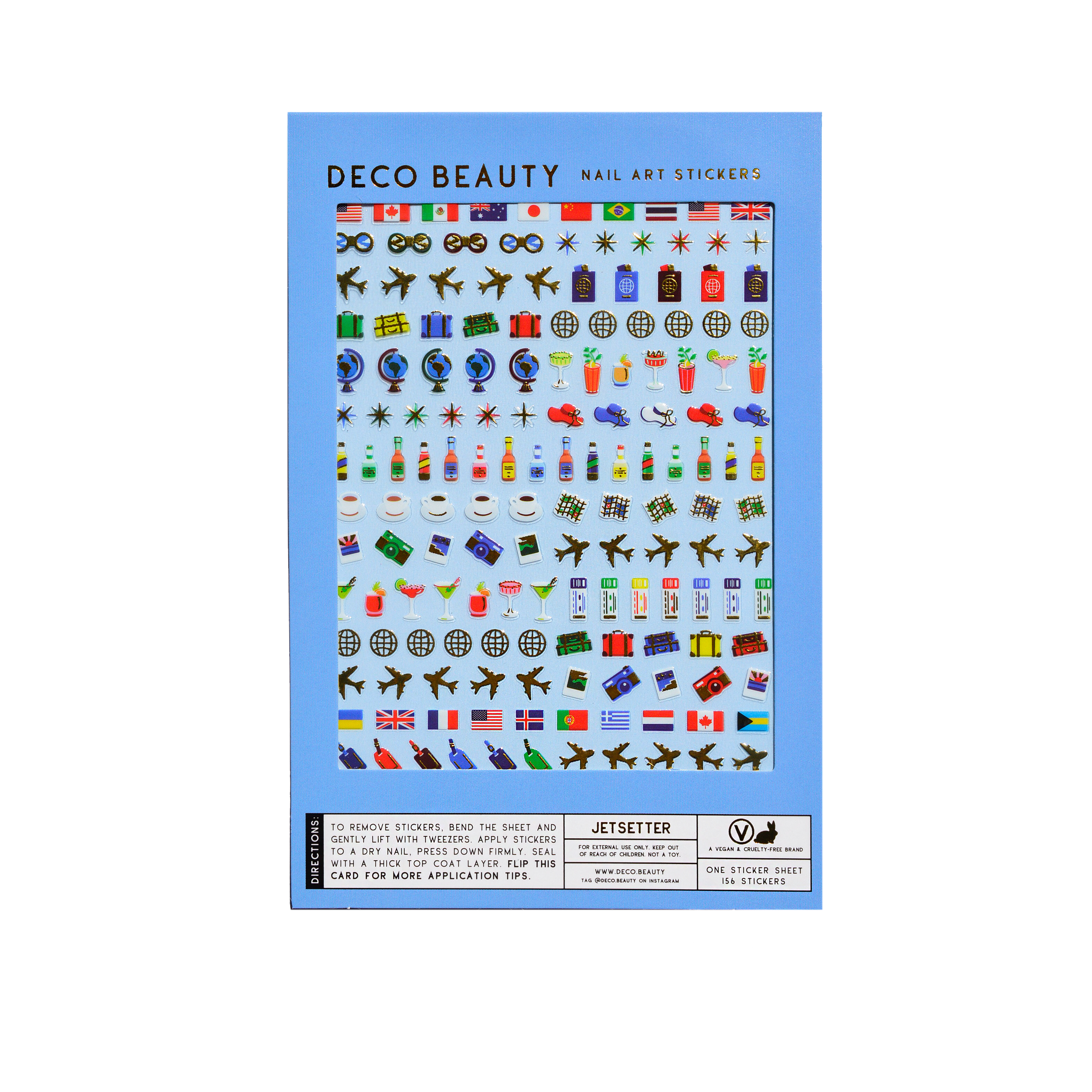 Nail Art Stickers - Jetsetter