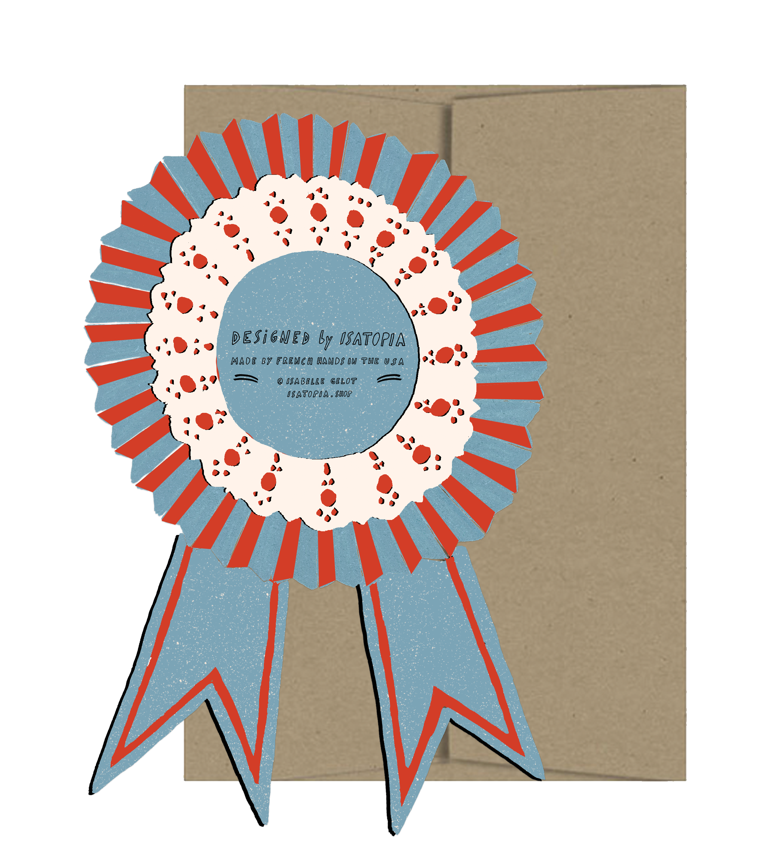 Bravo Medallion Die Cut Card - Proper