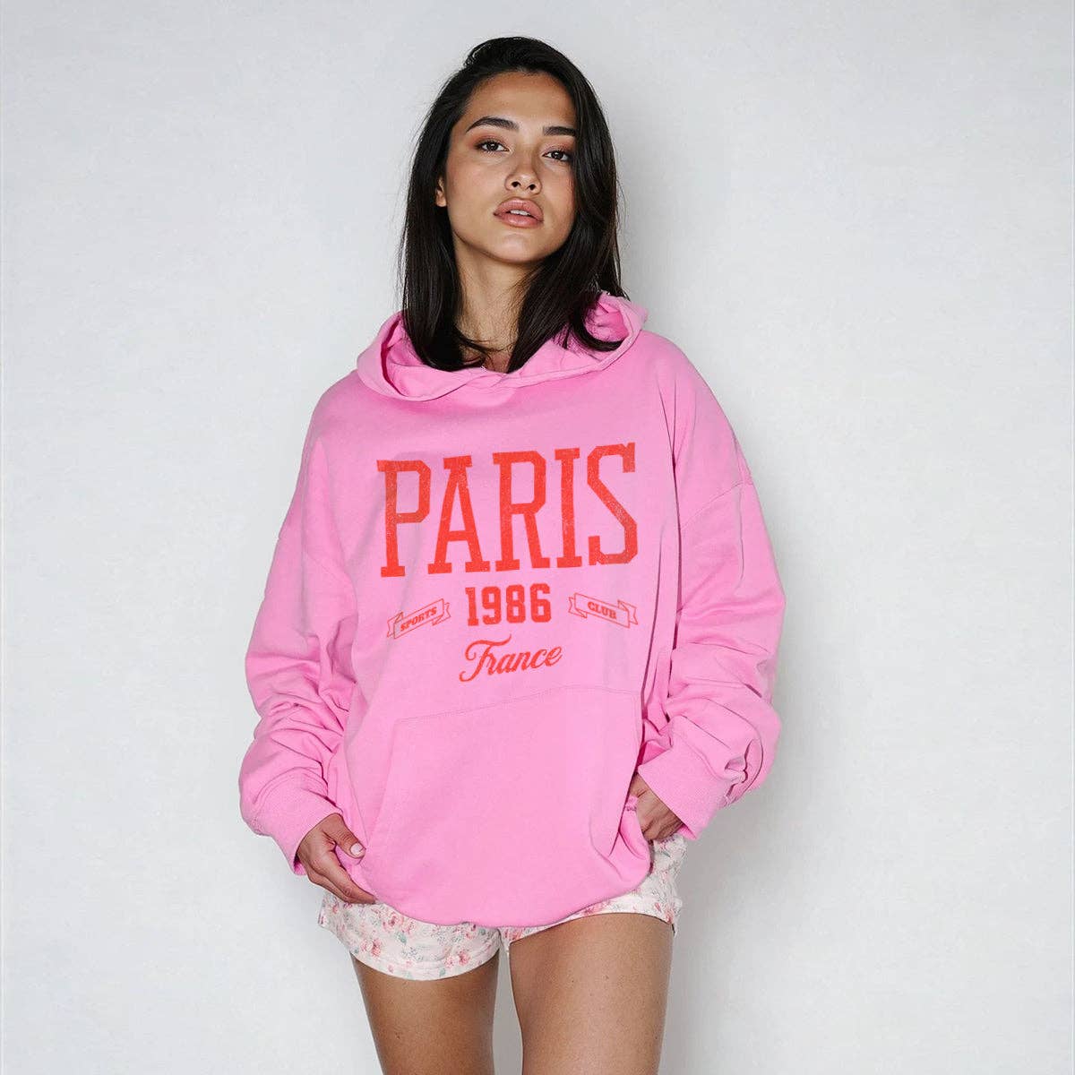 Paris Sports Club Pigment Dyed Hoodie - Proper