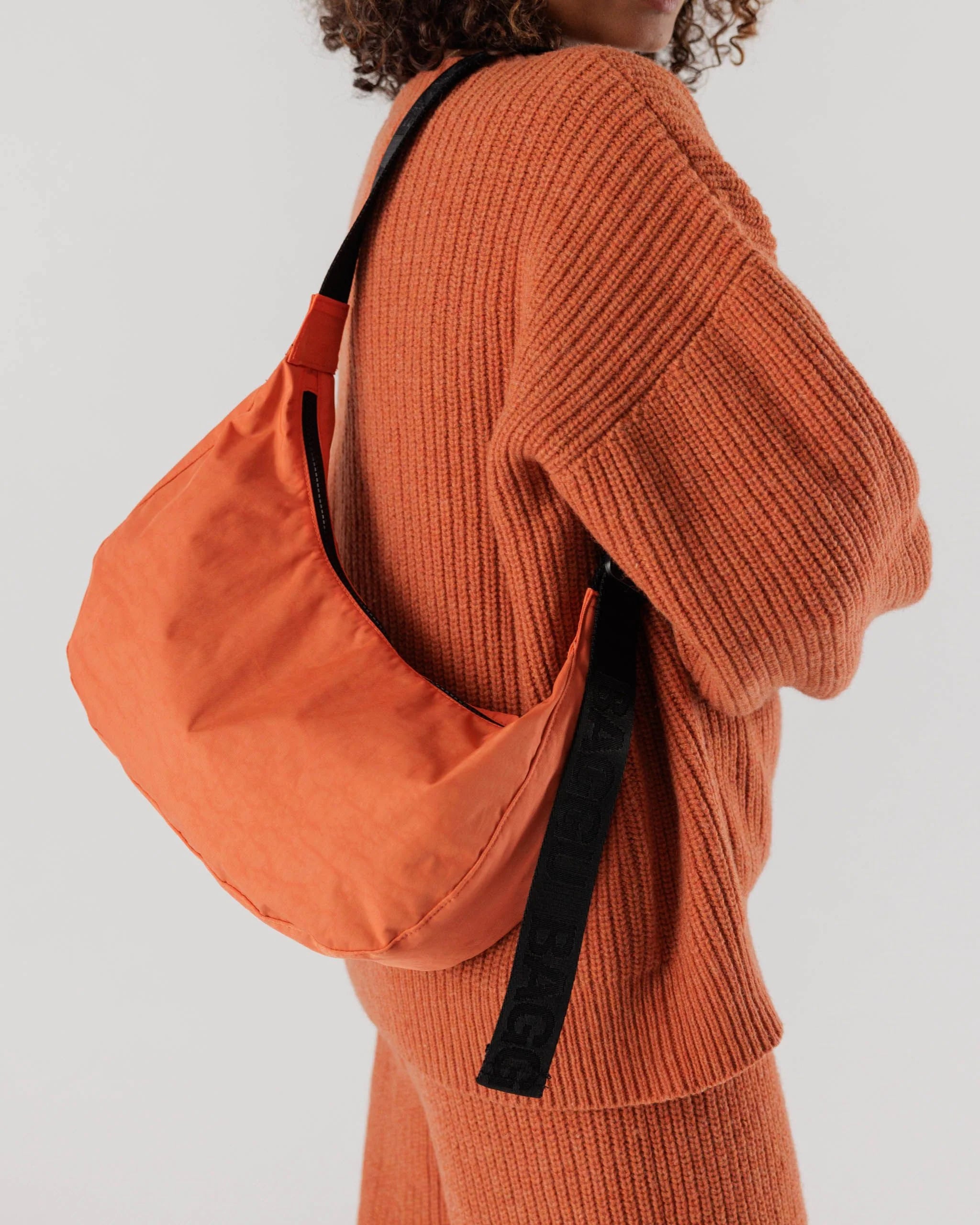 Medium nylon crescent bag cheap