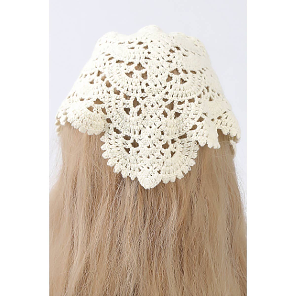 IVORY CROCHET HEAD WRAP - Proper
