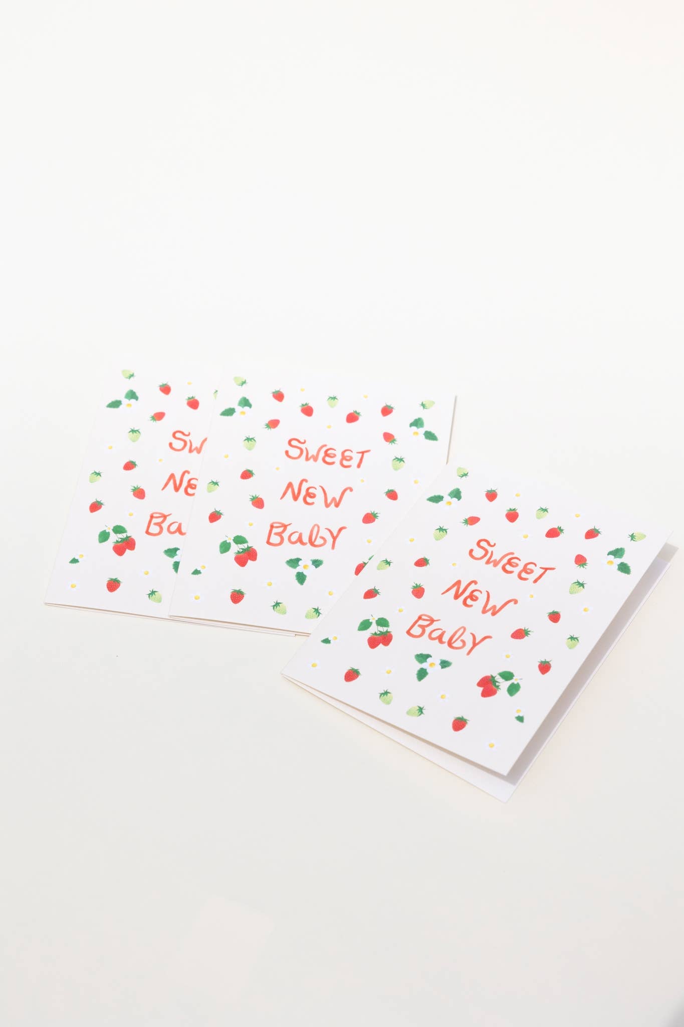 Strawberries Sweet Baby Card - Proper