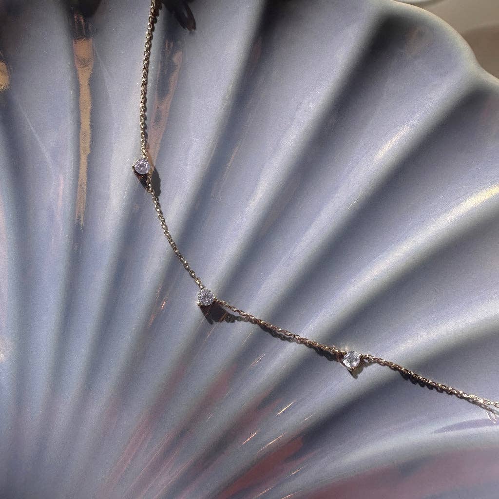 Crystal Lilac Necklace - Proper