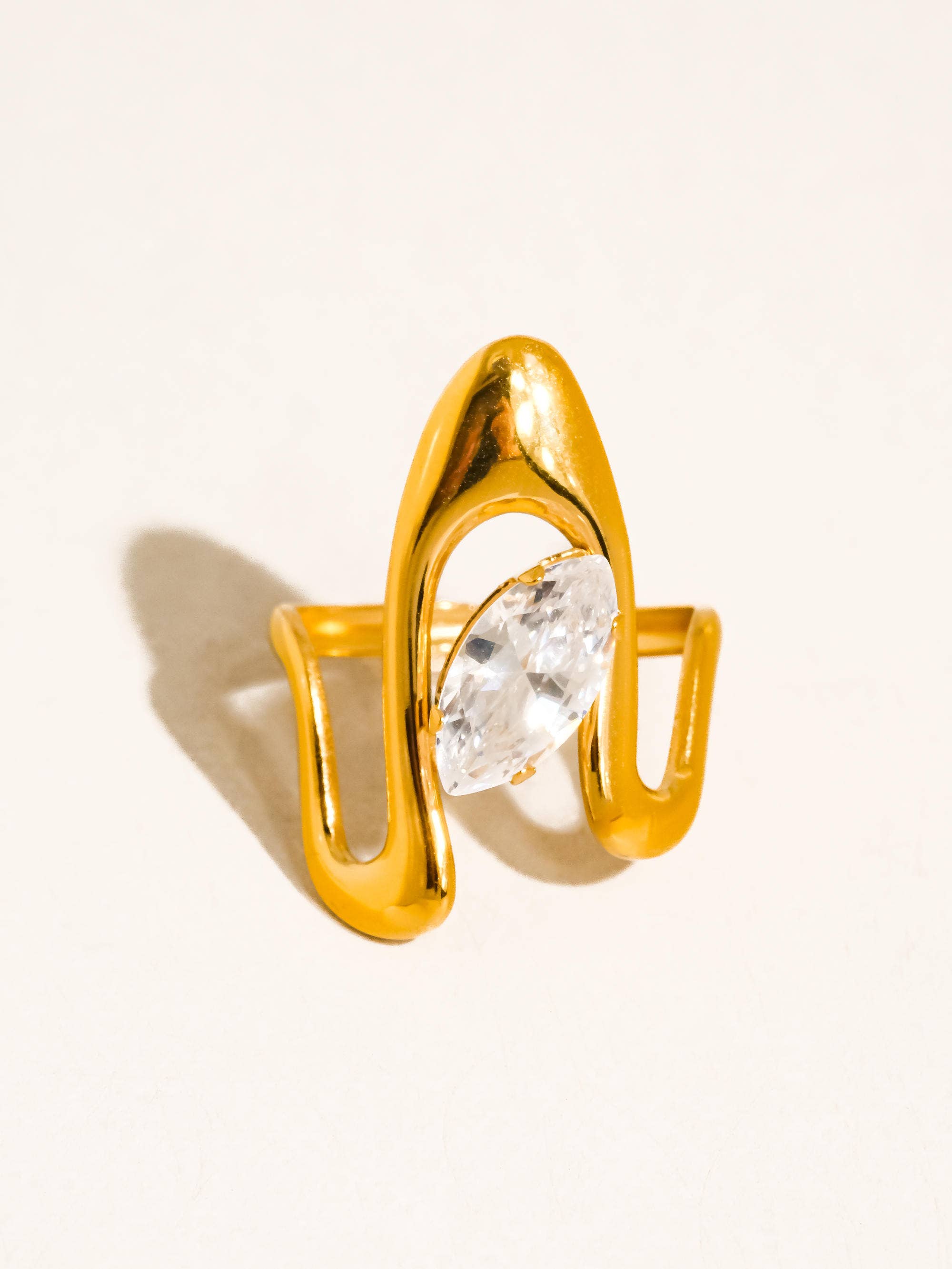 Vana Marquise CZ Open Ring - Proper