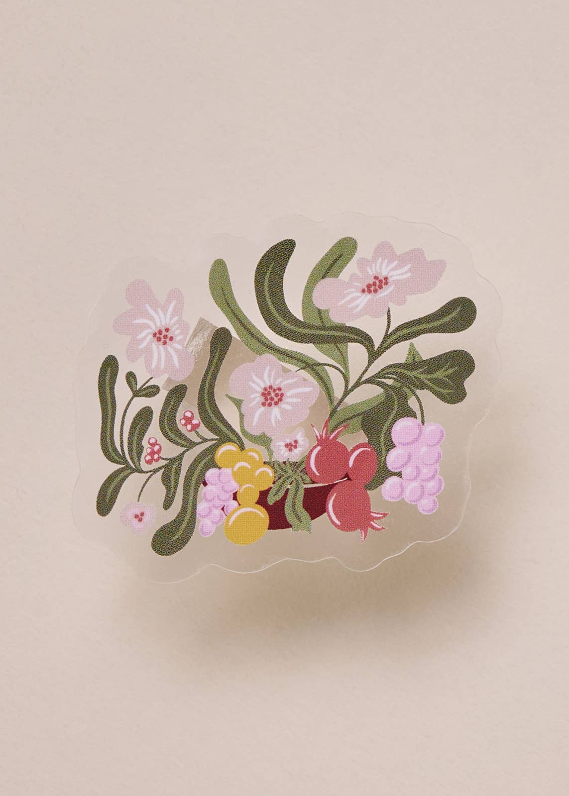Cornucopia Bouquet Transparent Sticker - Proper