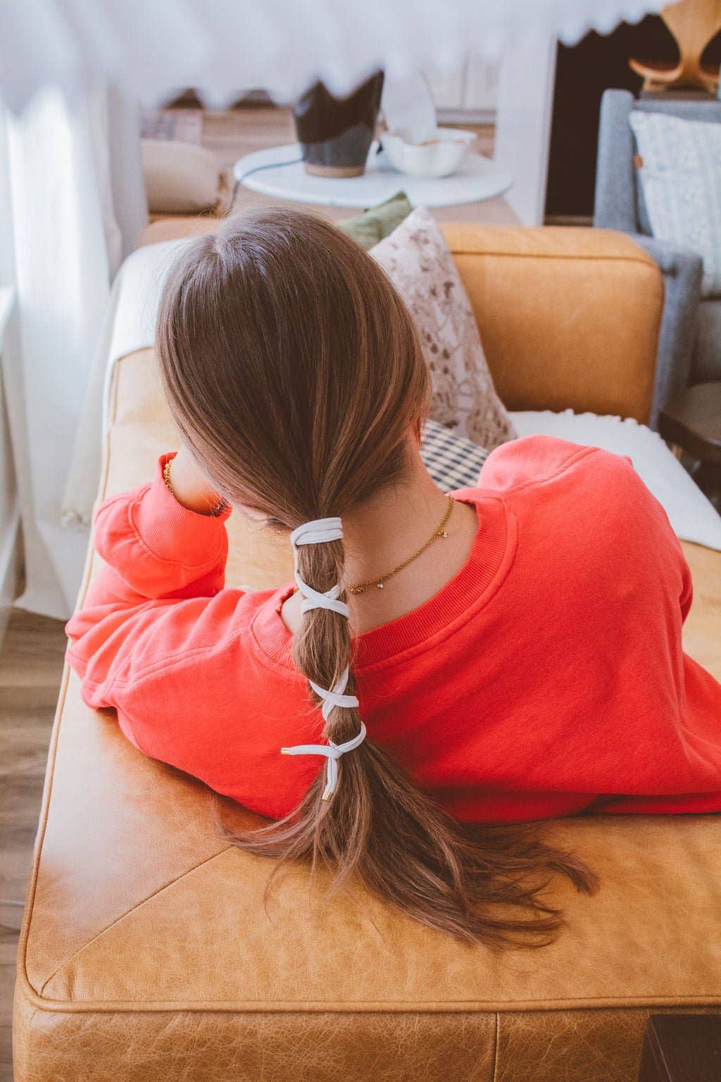 Wire Leather Ponytail Wrap - Proper