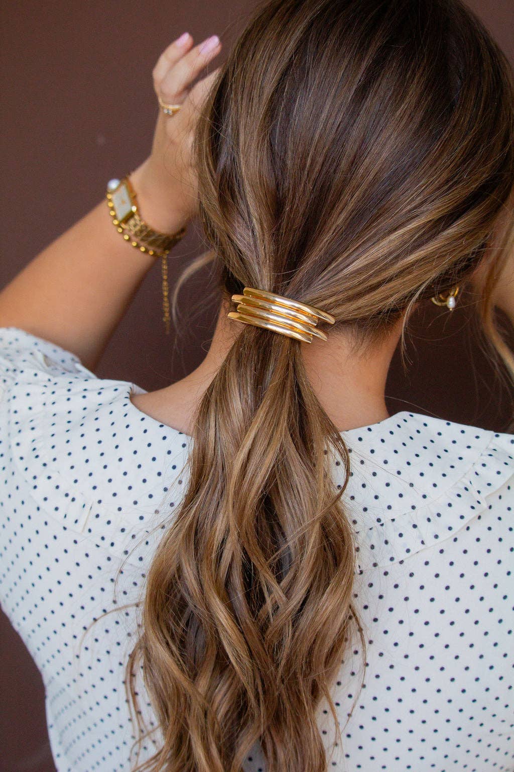 Minimal Gold Ponytail Cuff - Proper