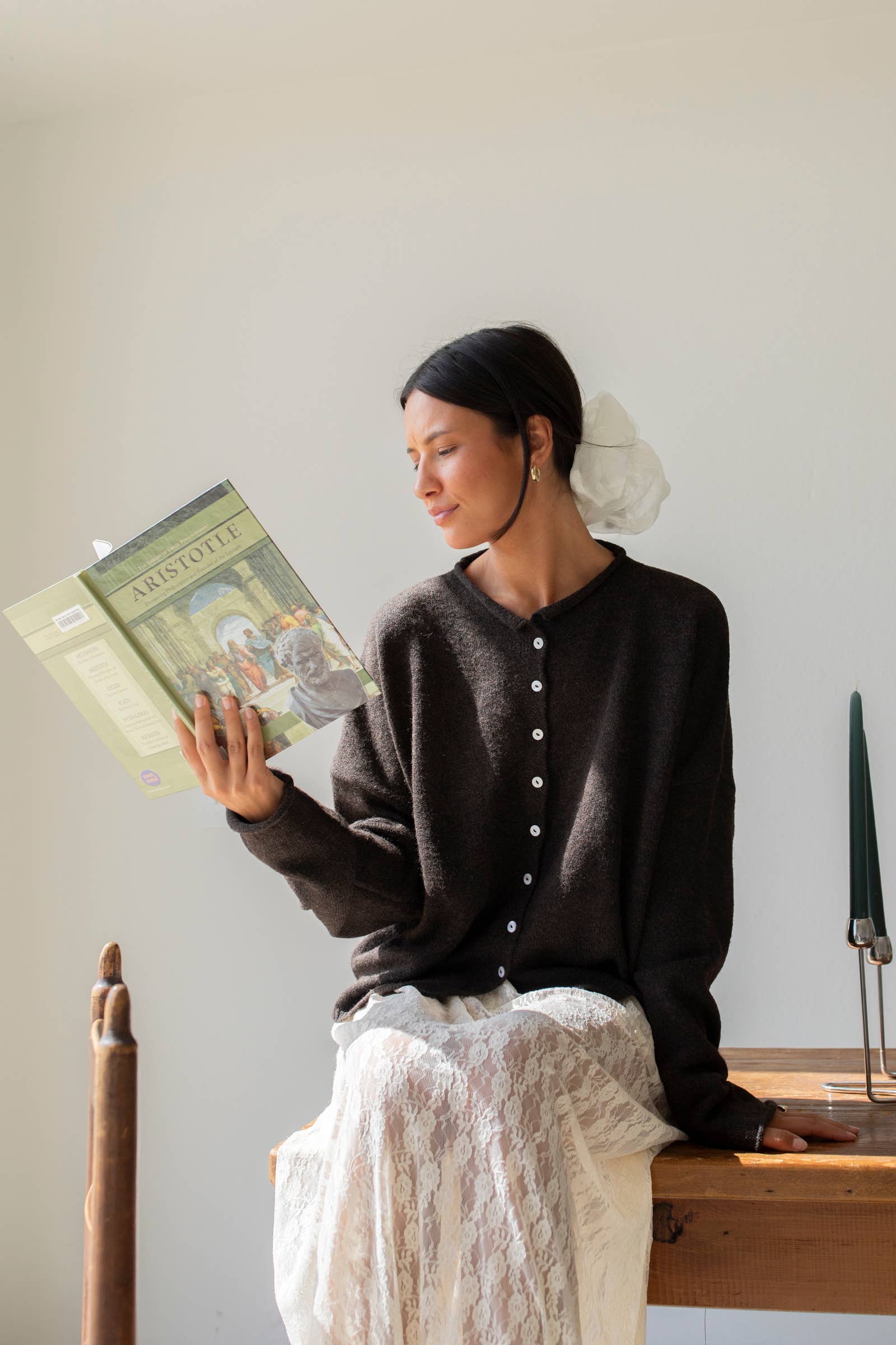 Chocolate Piper Cardigan - Proper