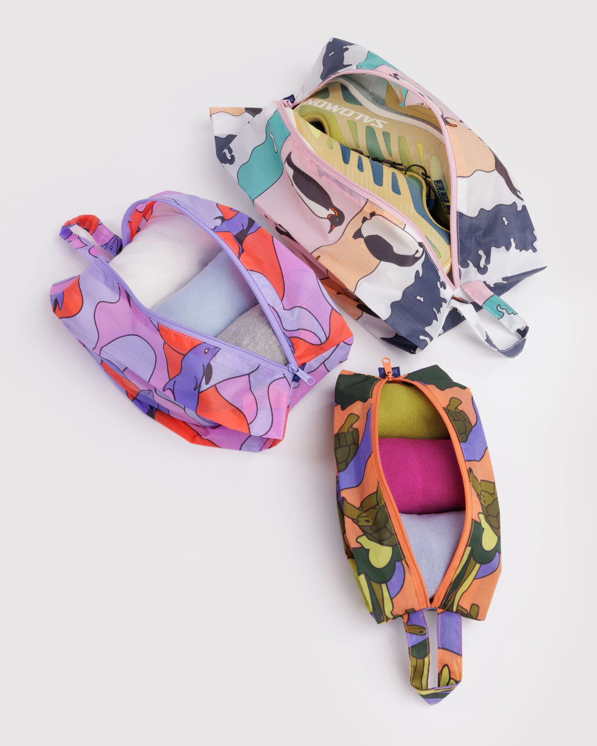 Baggu 3D Zip Set - Vacation Animals - Proper