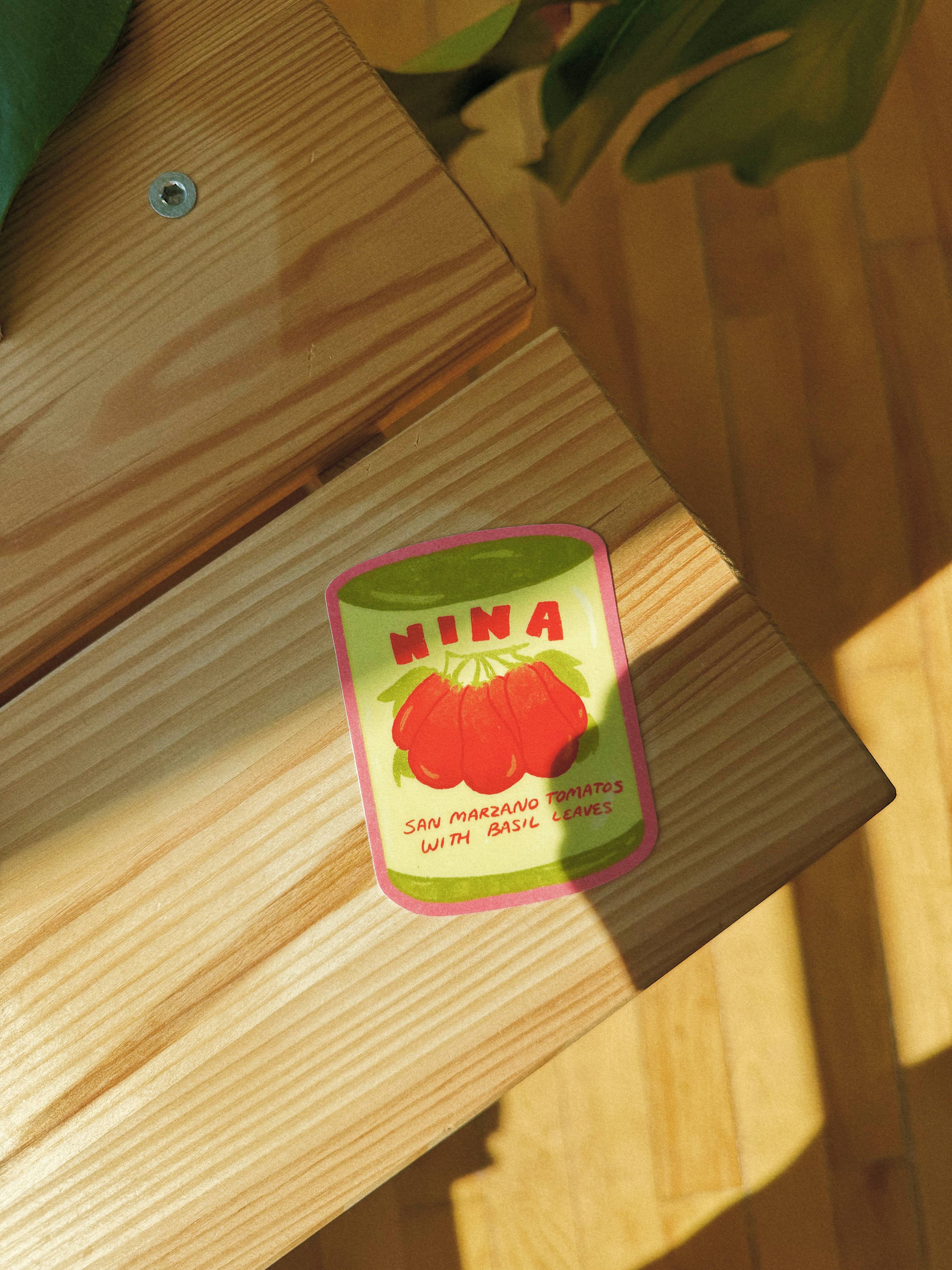 San Marzano Tomato Vinyl Sticker - Proper