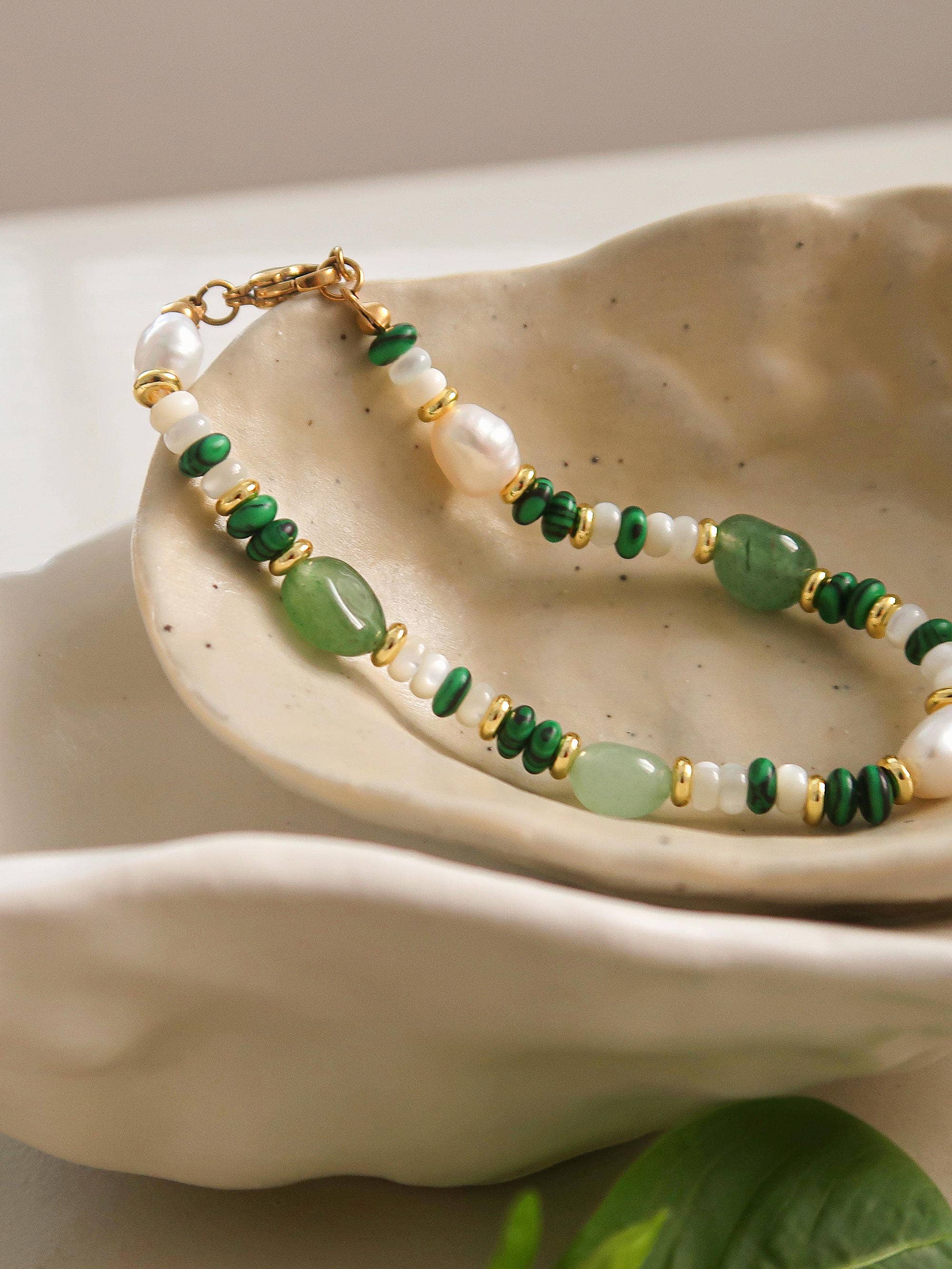 Stone and Bead Bracelet - Proper