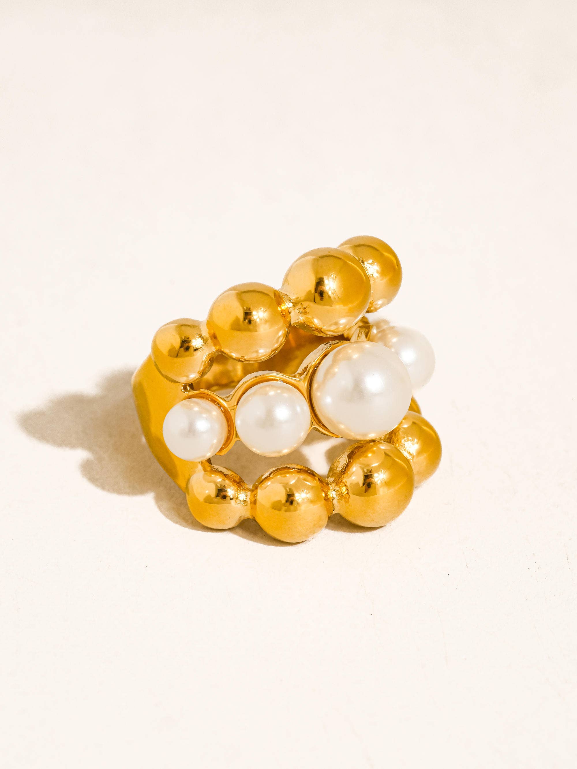 Gold Plated Statement Rings