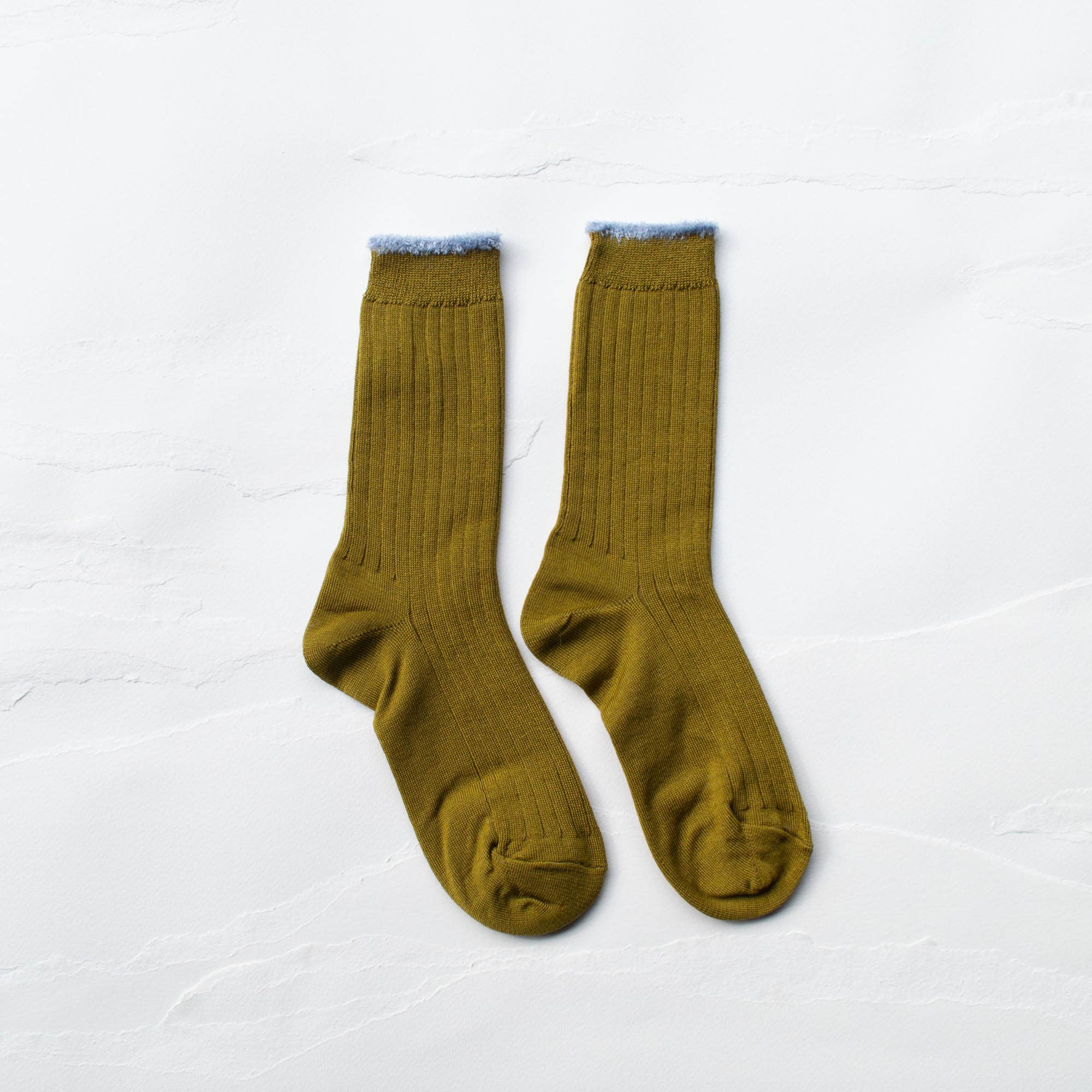 Fuzzy Trim Socks - Proper