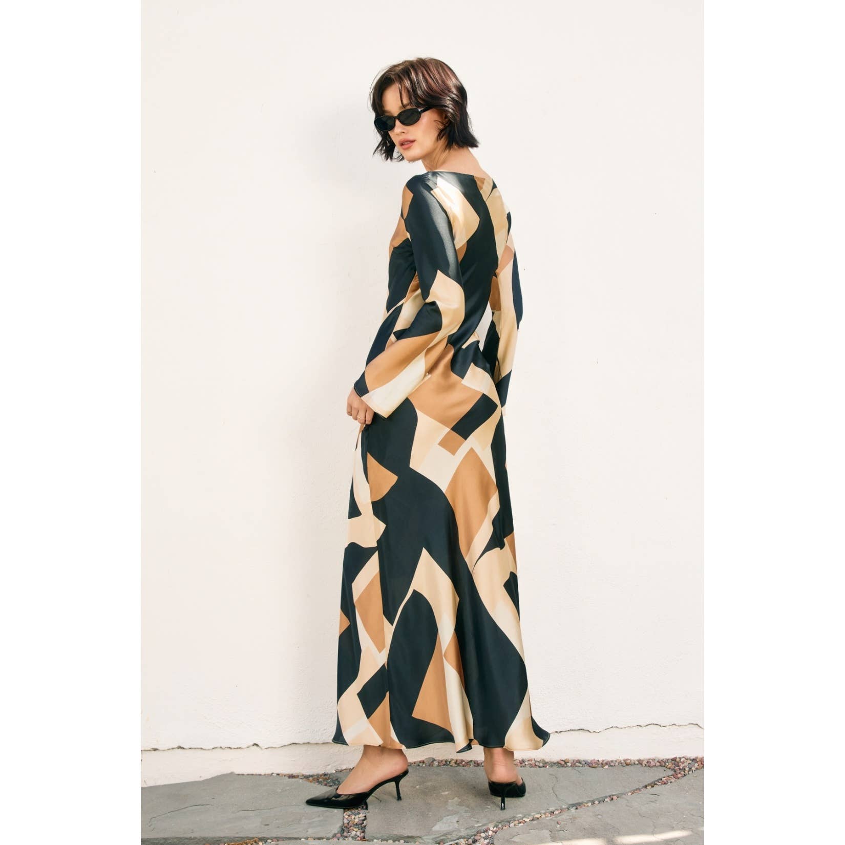 First Class Boat Neck Maxi Dress - Proper