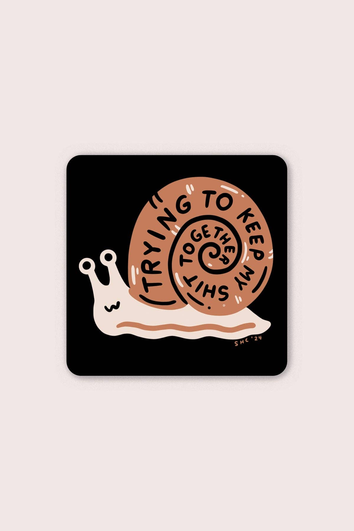 Trying Sticker | Waterproof Vinyl Sticker - Proper