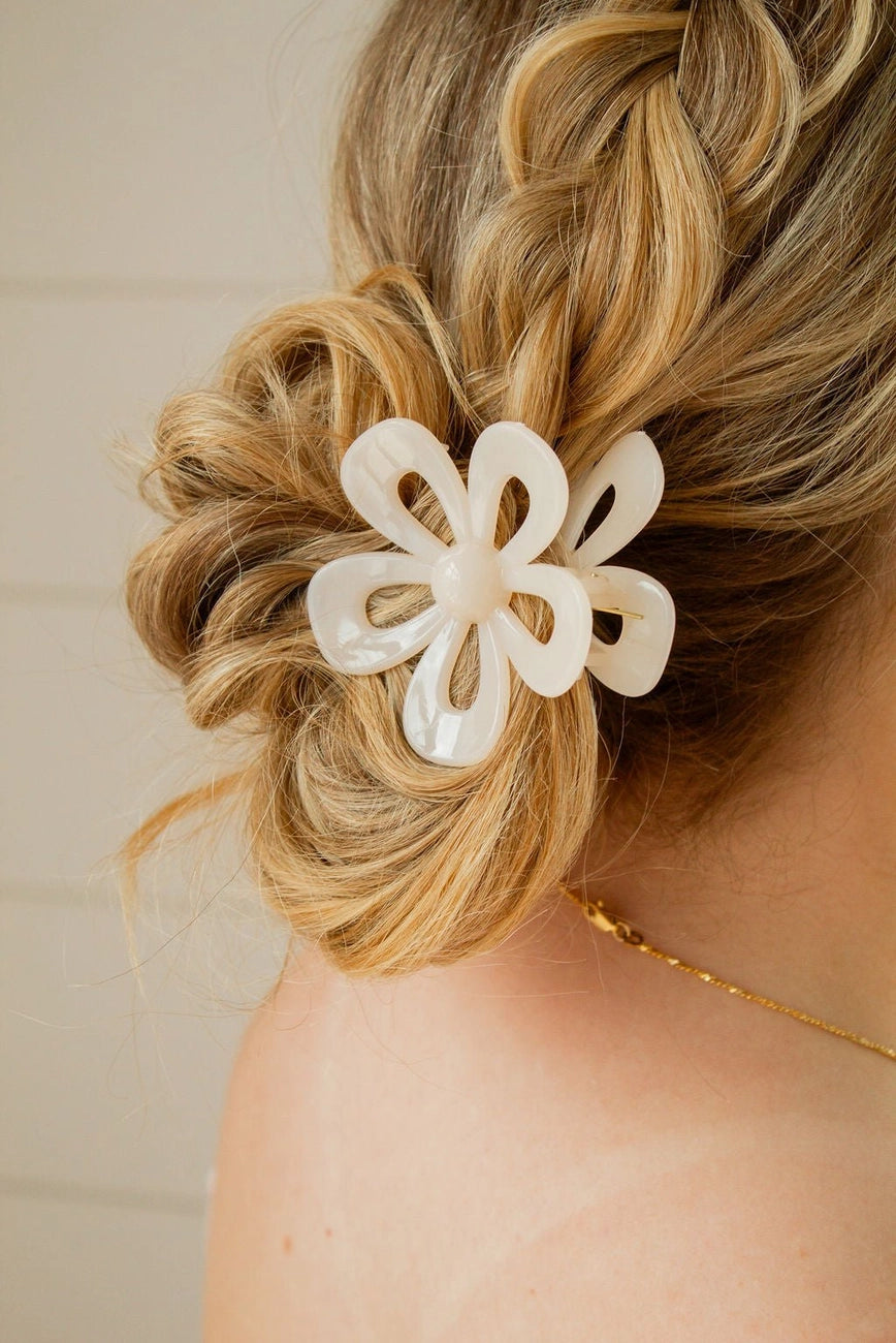 Cut Out Flower Hair Clip - Proper