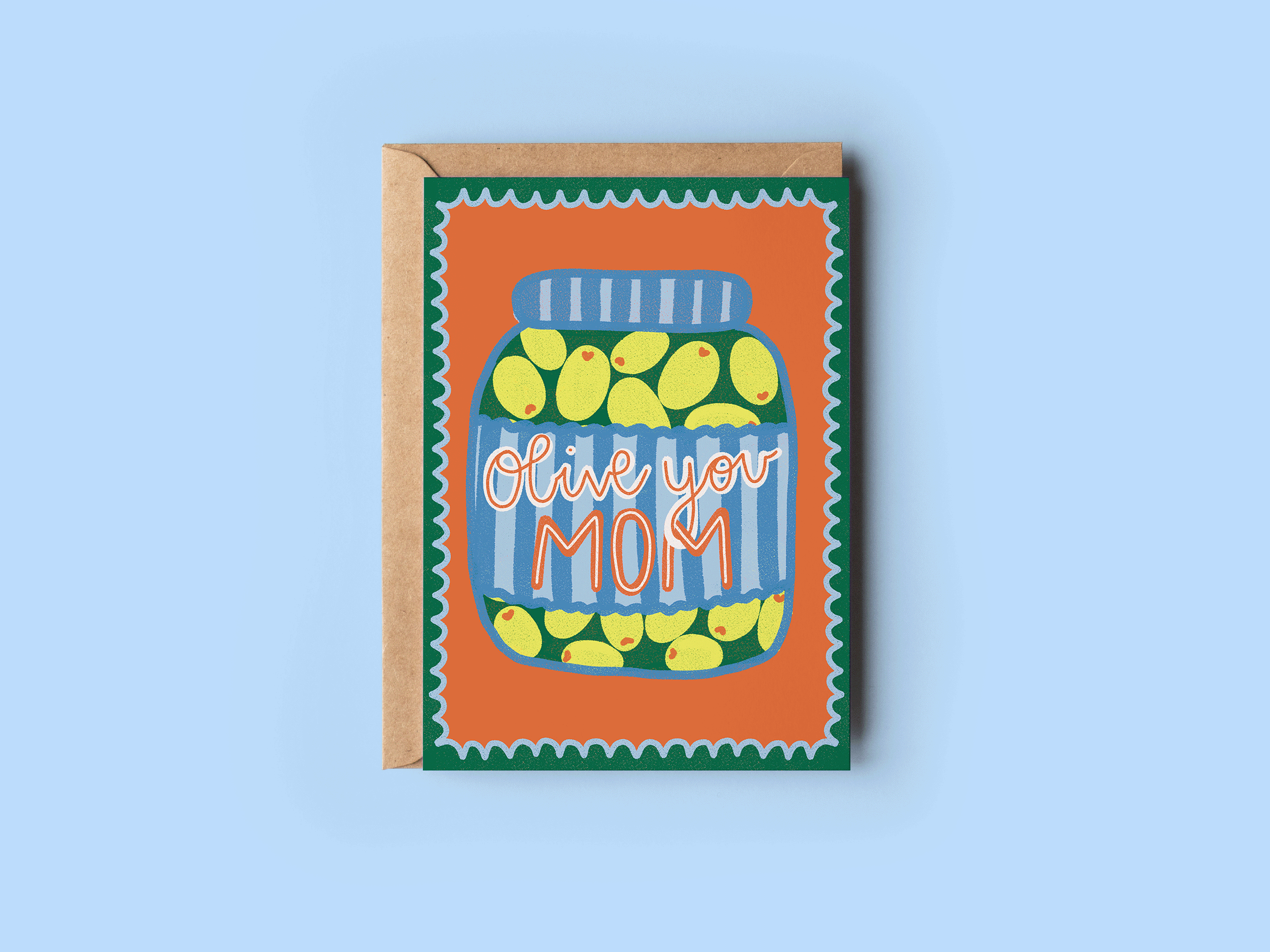 Olive You Mom Mother's Day Card - Proper