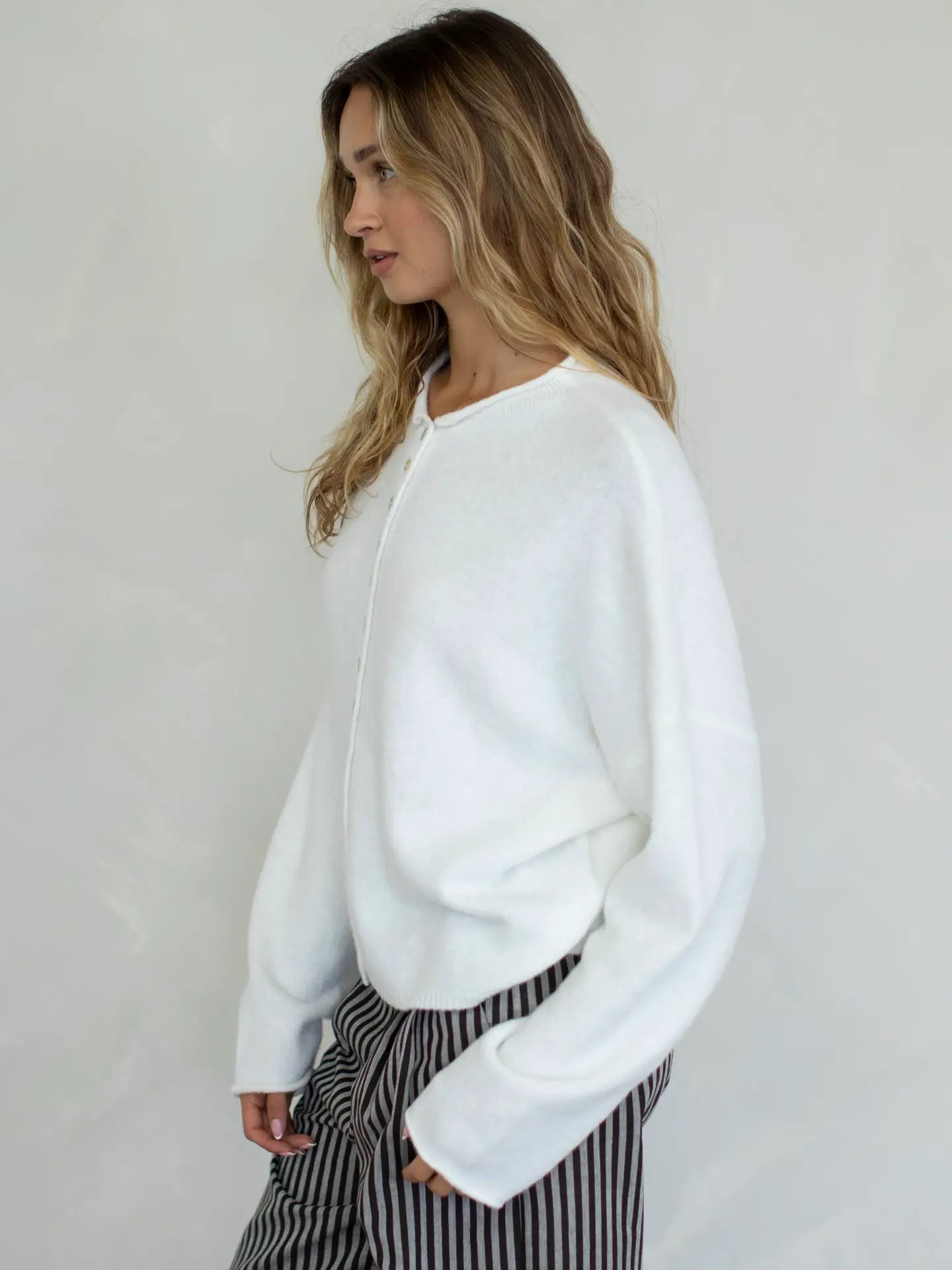 Mismatch Buttons Piper Cardigan