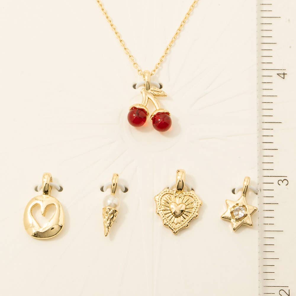 Cherry Swappable Pendant Necklace - Proper