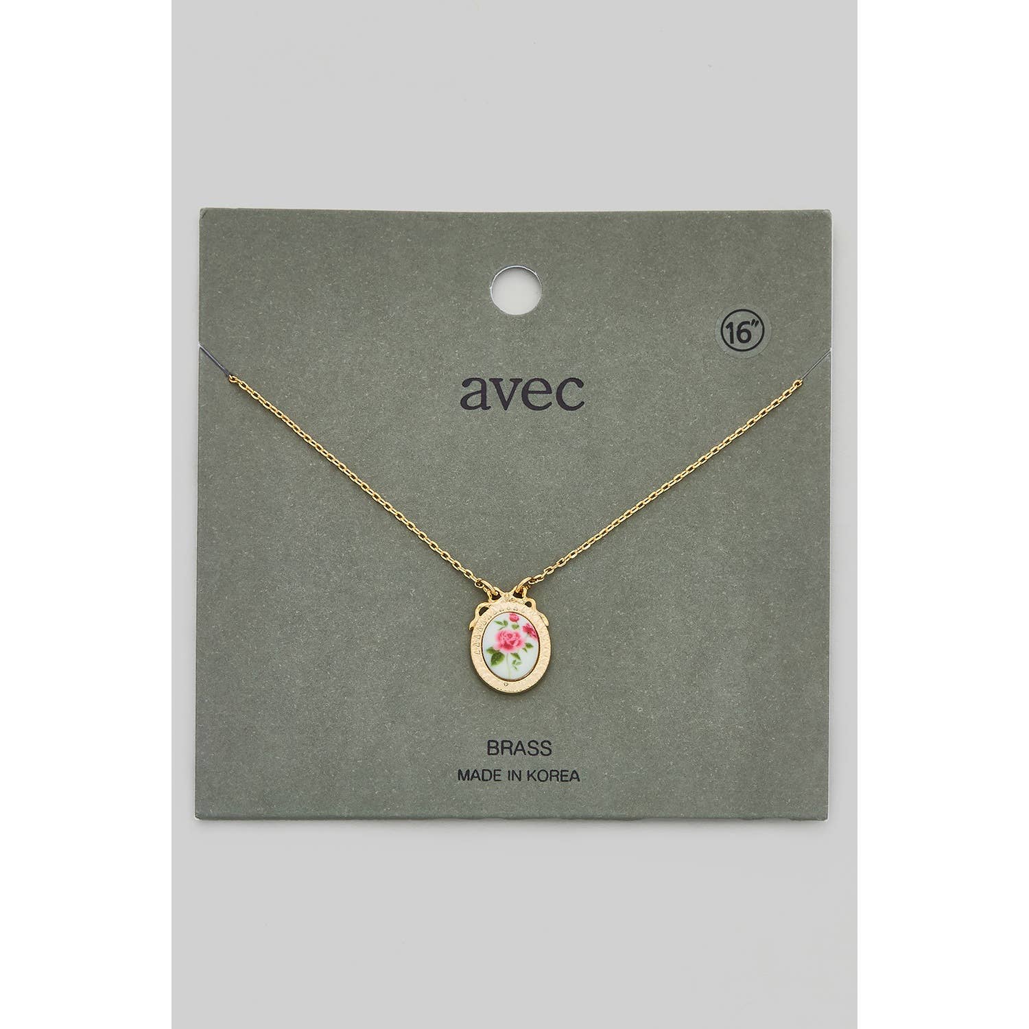 Dainty Rose Pendant Necklace - Proper