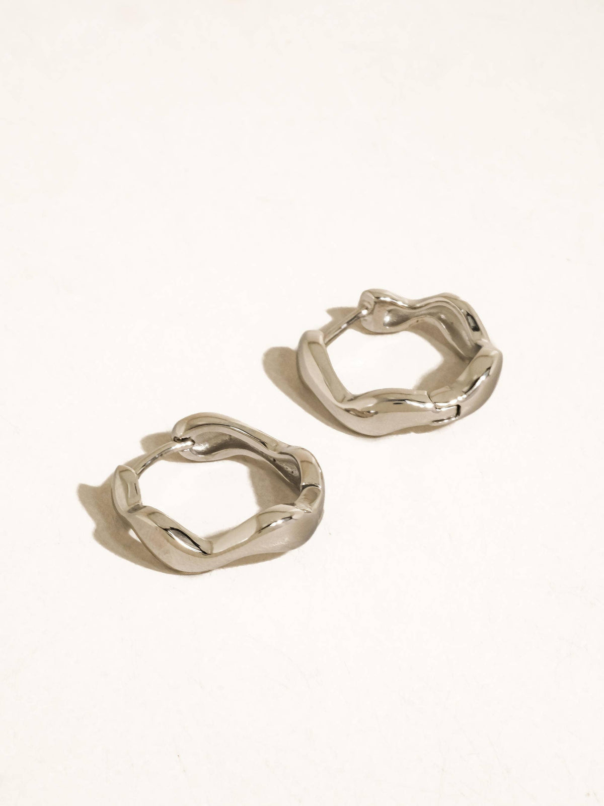 Bellac Wavy Hoop Earrings