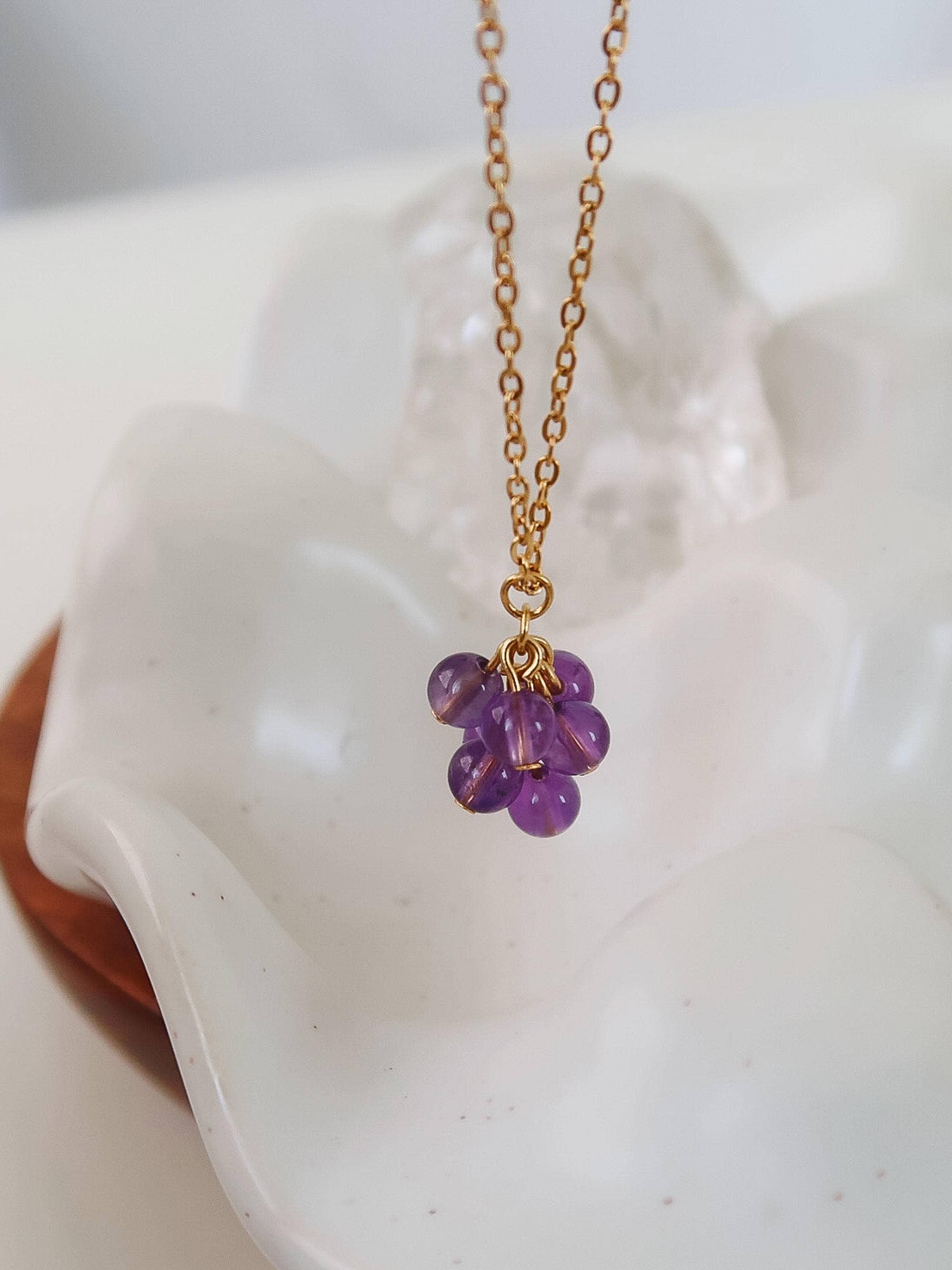 Raisin Grape Necklace - Proper