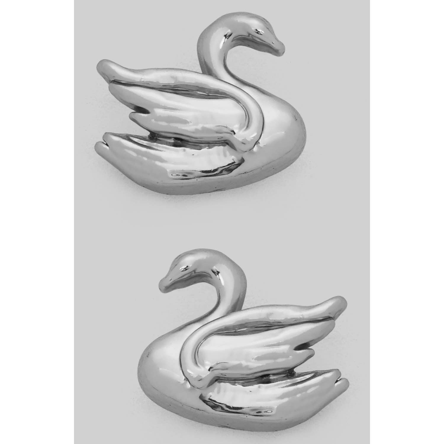 Elegant Swan Studs - Proper