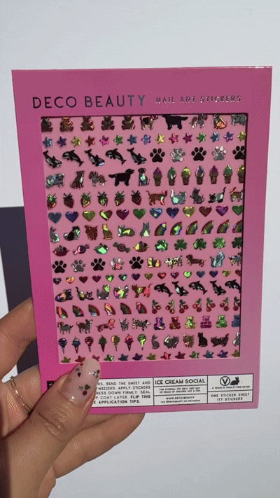 Nail Art Stickers - Ice Cream Social