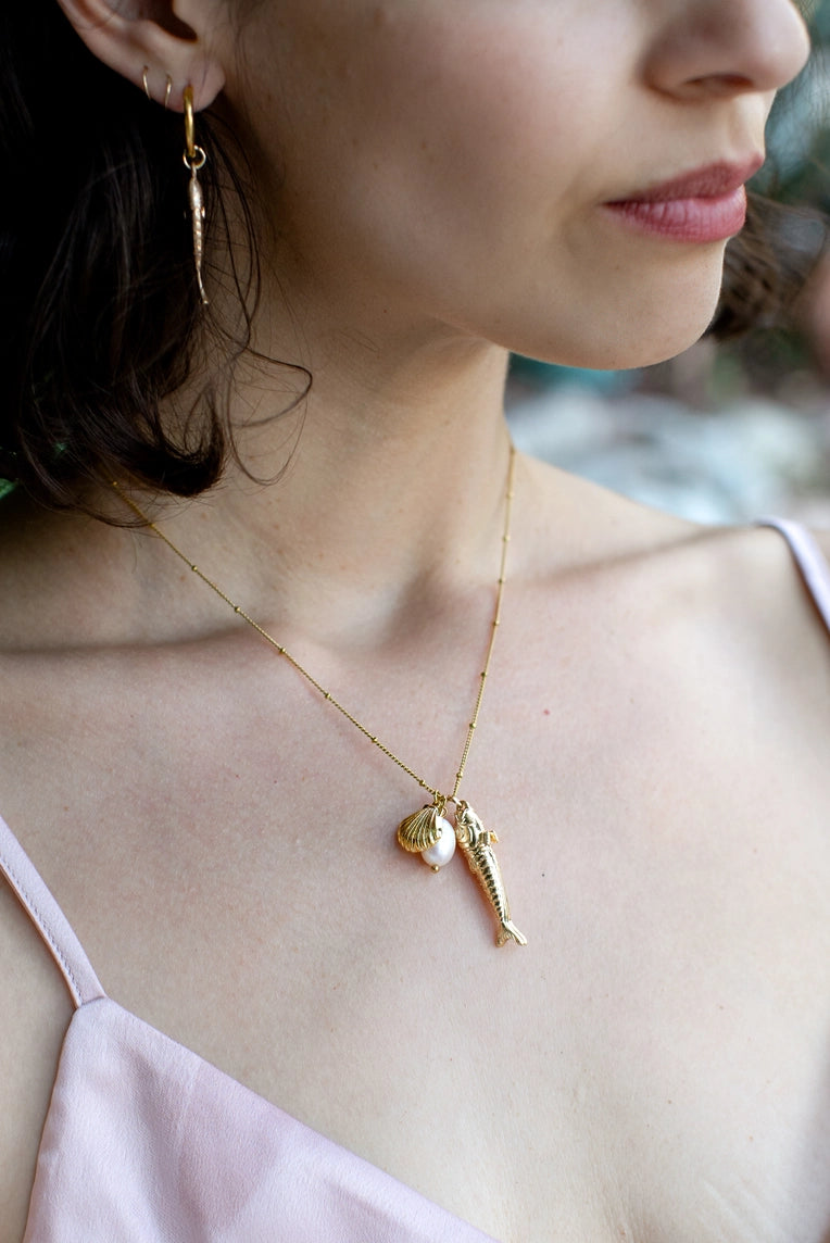 Pesce and Pearl Necklace - Proper
