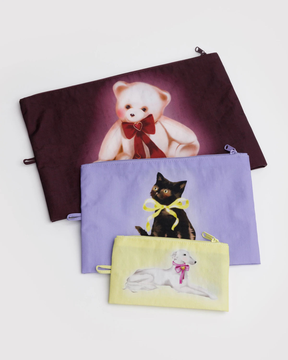 Baggu Go Pouch Set - Fancy Animals