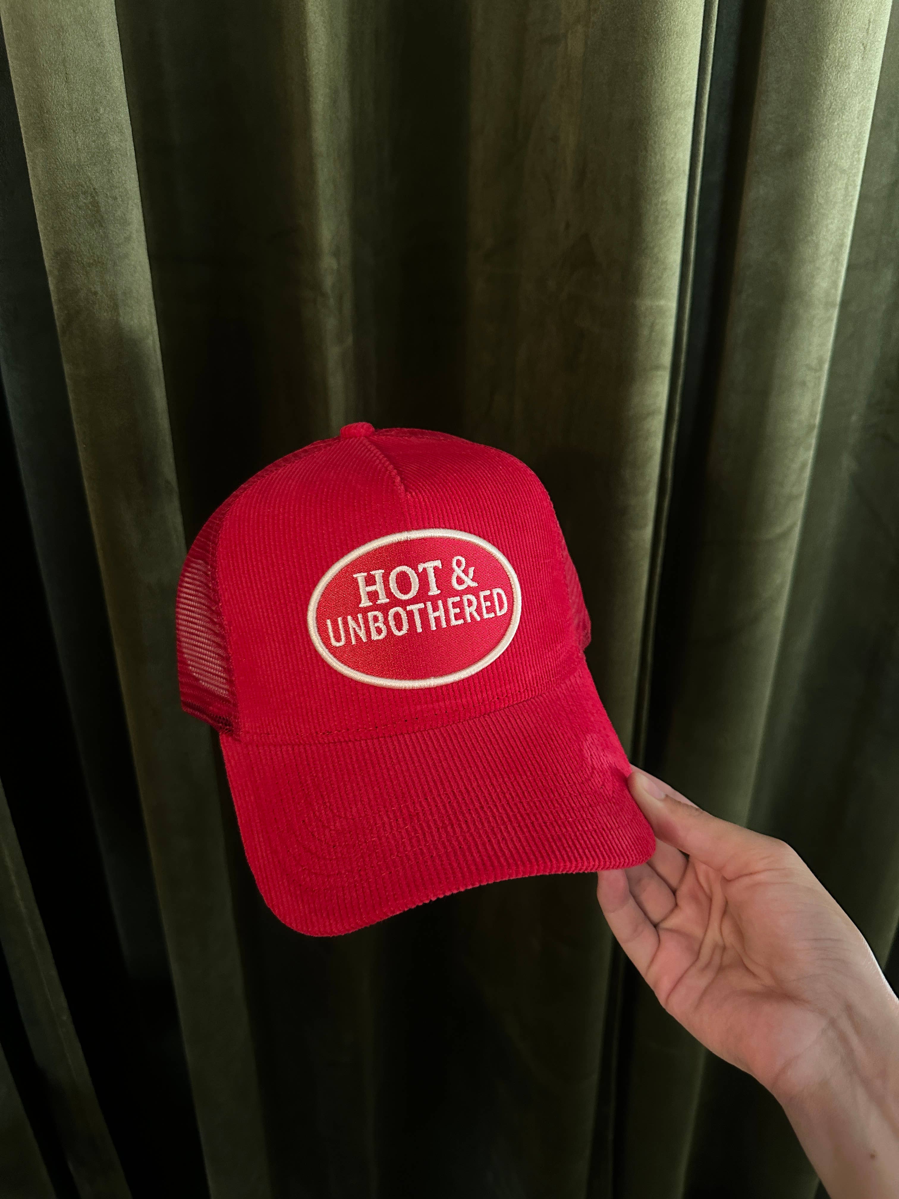 Hot & Unbothered Corduroy Hat - Proper