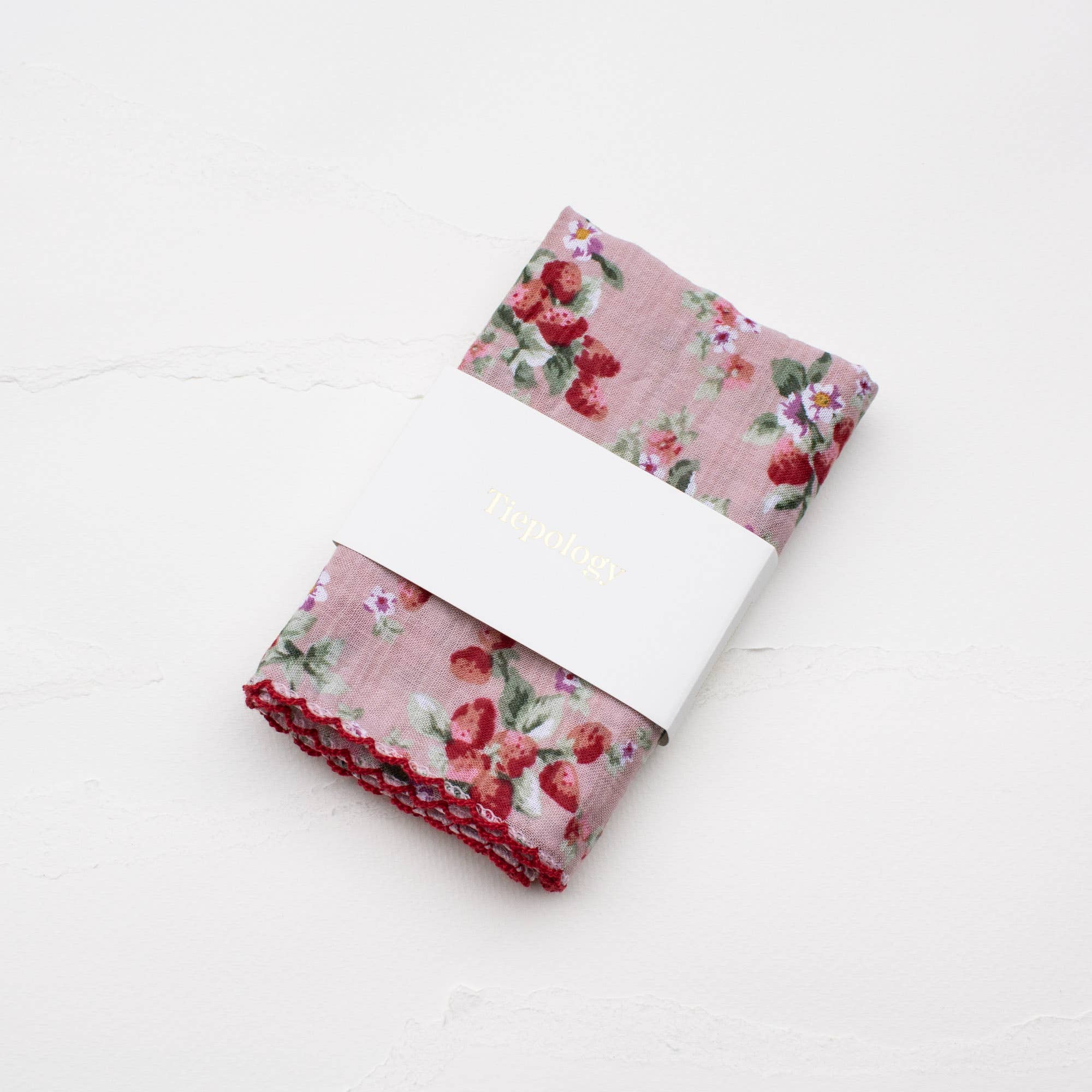 Strawberry Cotton Scarf