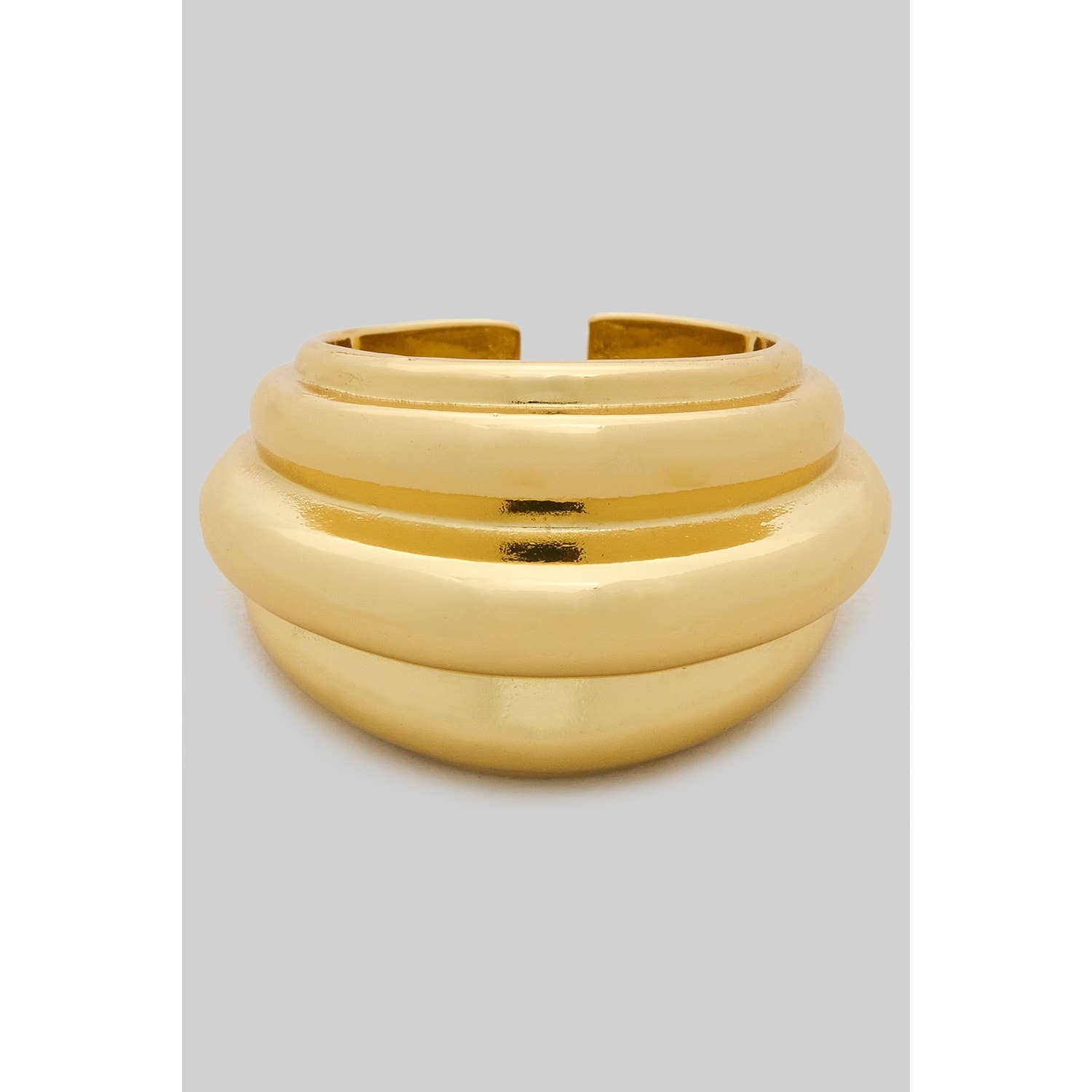 Brass Ripple Stack Ring - Proper