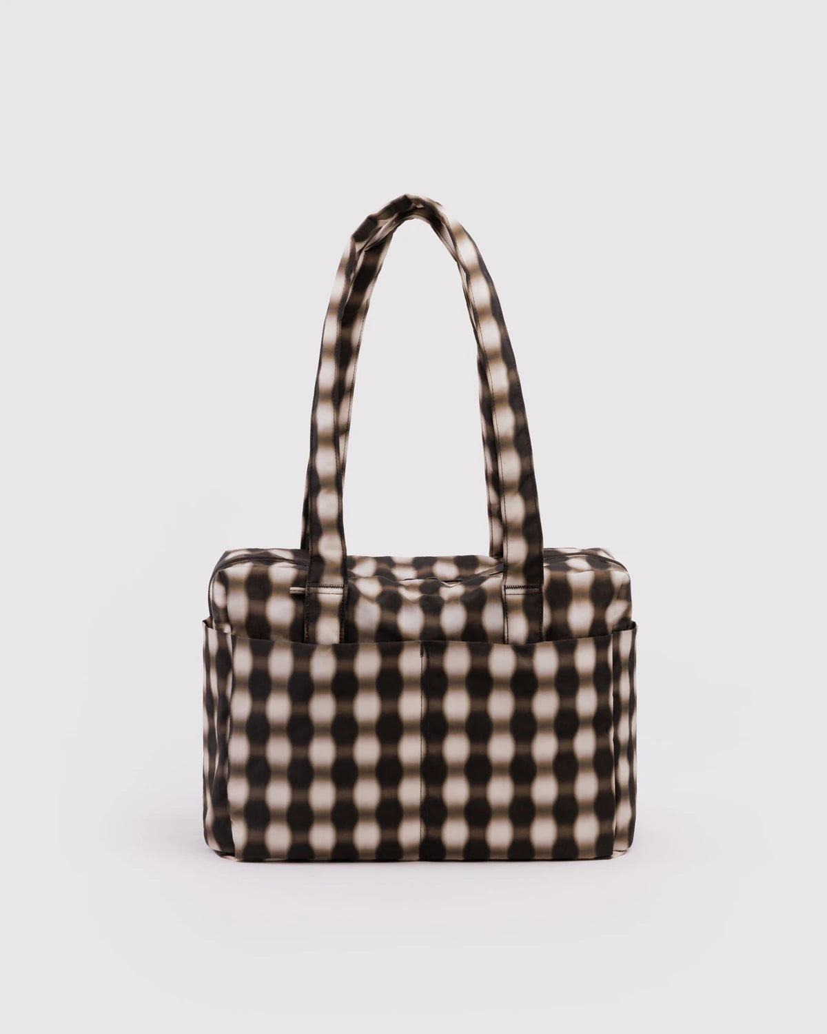 Baggu Everyday Cloud Bag - Blurred Gingham Brown - Proper