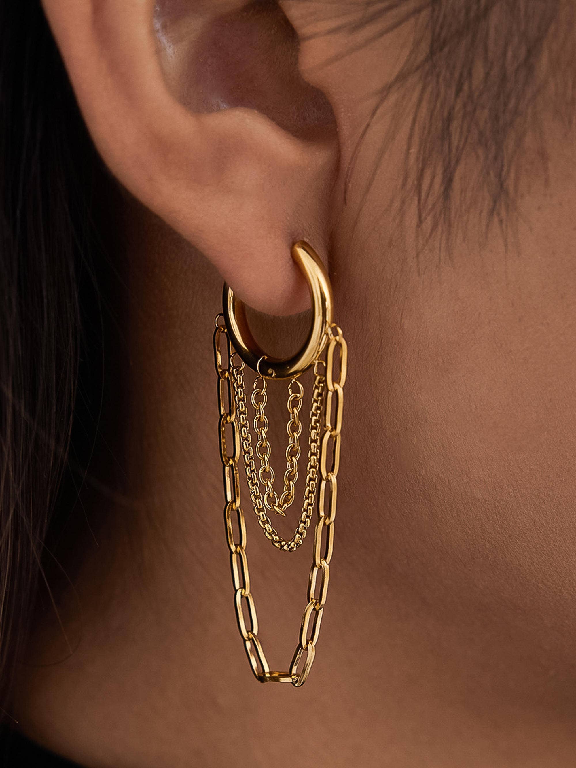Vianne Chain Drop Earrings - Proper